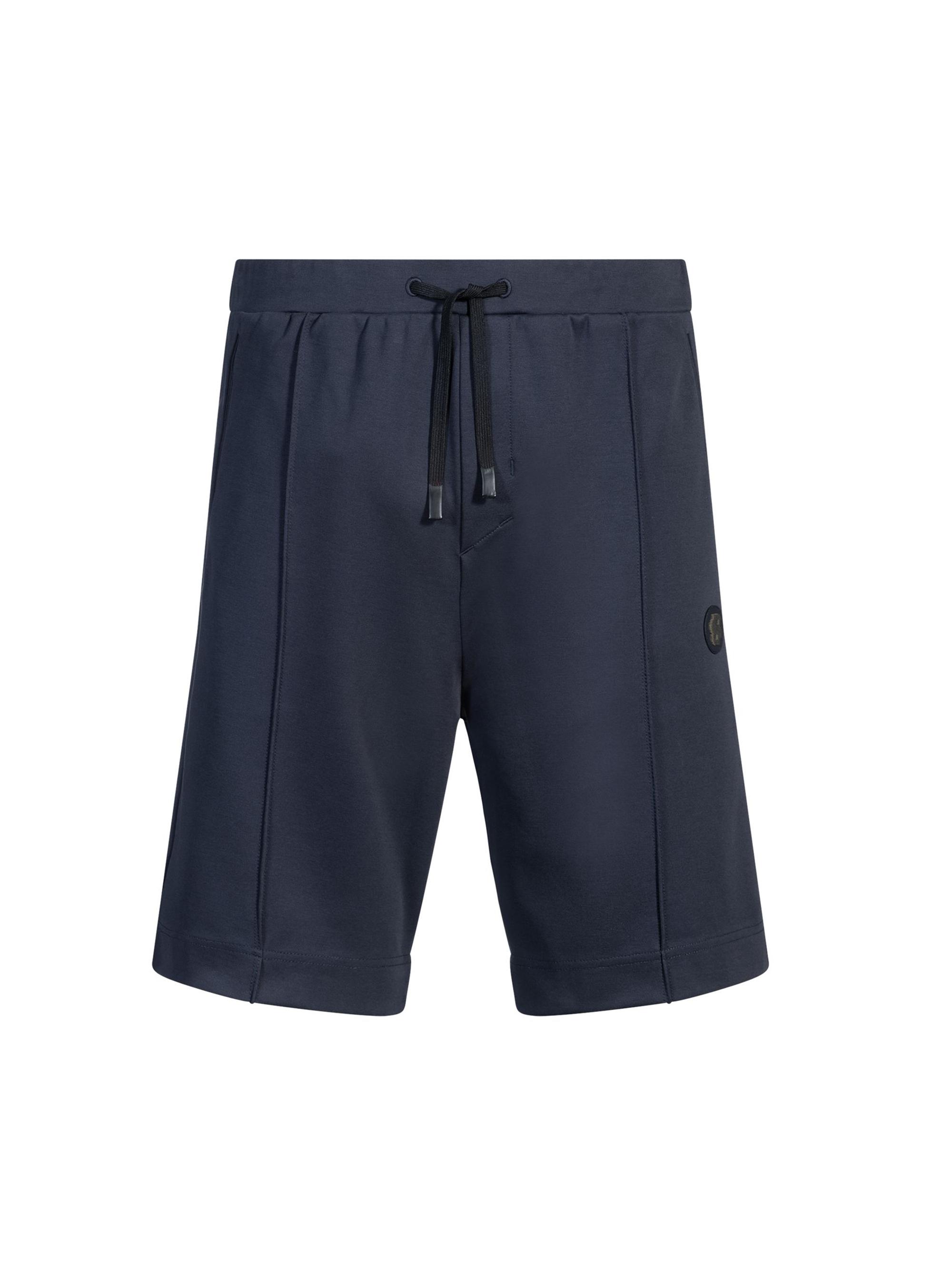 BOSS Men's Shorts with Double B Monogram - Dark Blue