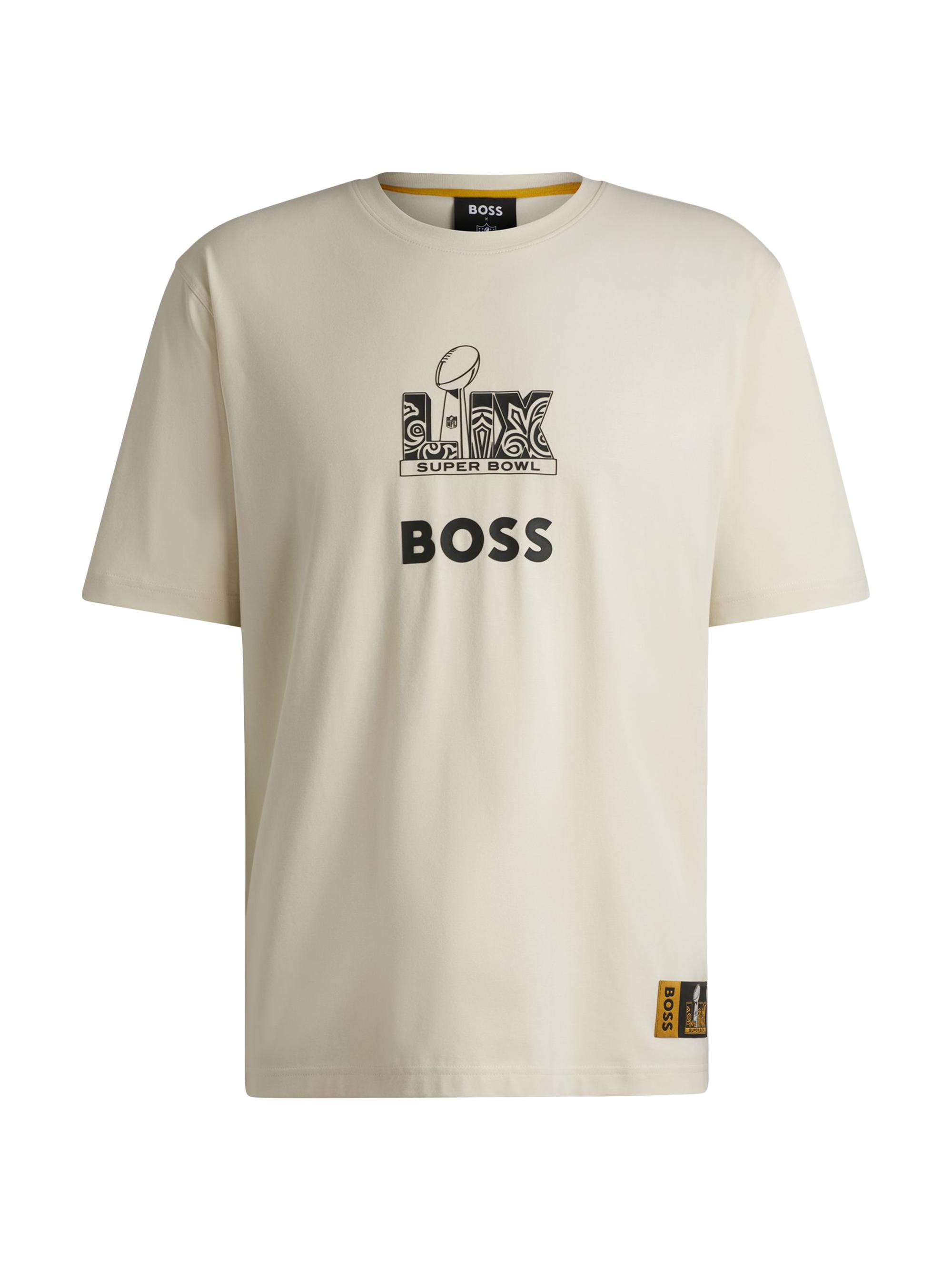 BOSS Men's Boss x NFL Stretch-Cotton T-Shirt - Open White