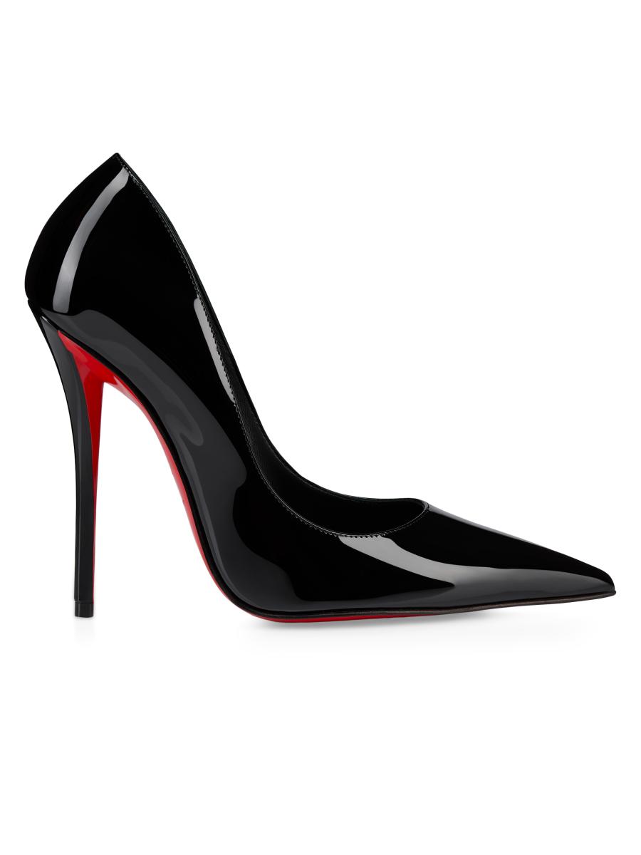 Christian Louboutin ブラック ハイヒール　36 Jenlove Alta - 120 mm Open-toe pumps - Kid leather - Black