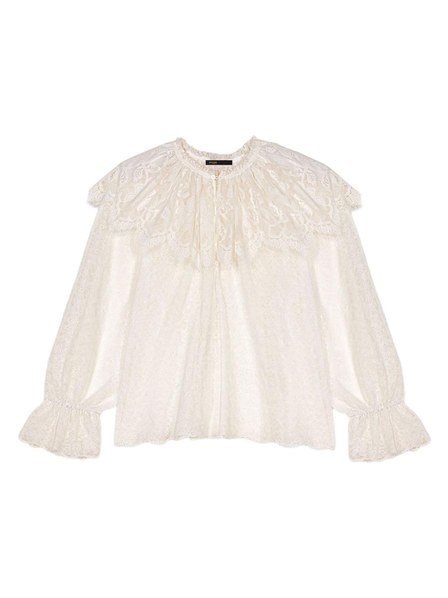 eemmg☆Elizabeth lace blouse Formal female blouse with lace Elizabeth ⊶ Formal blouses