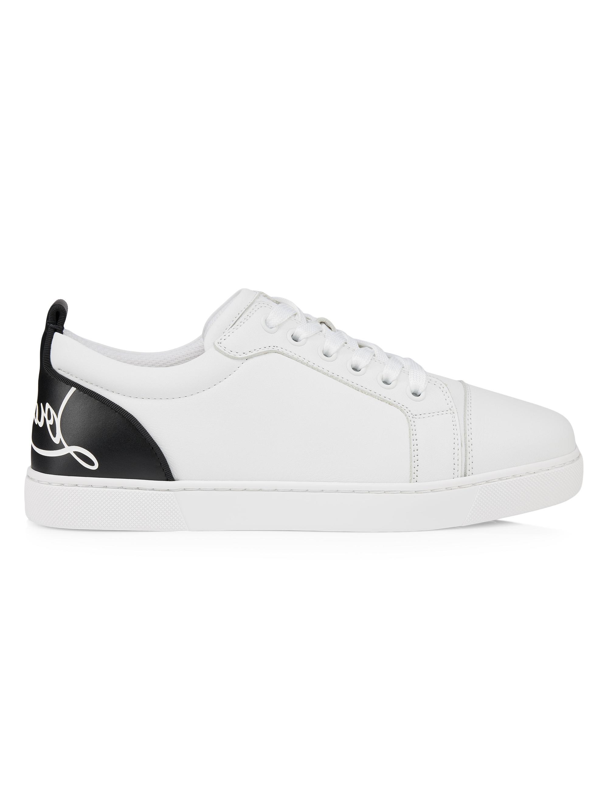 Christian Louboutin Fun Louise Junior Leather Sneakers | Saks