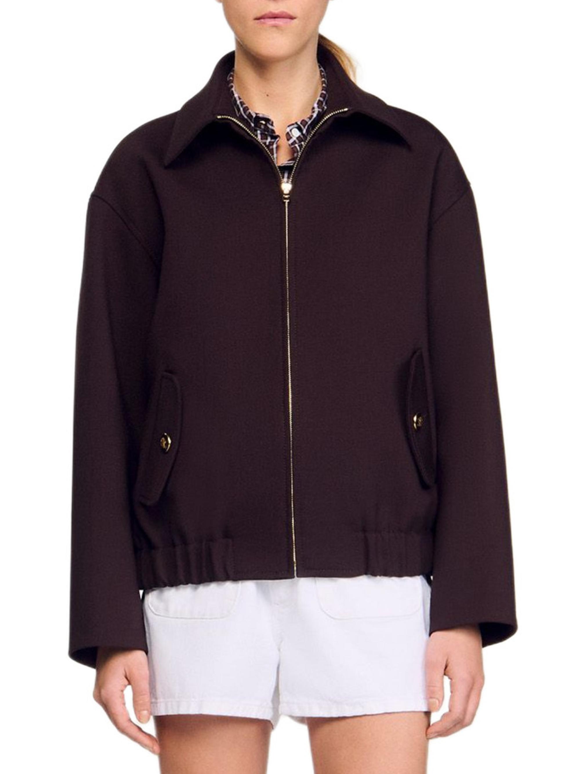 Sandro Oversized Jacket | Saks Fifth Avenue