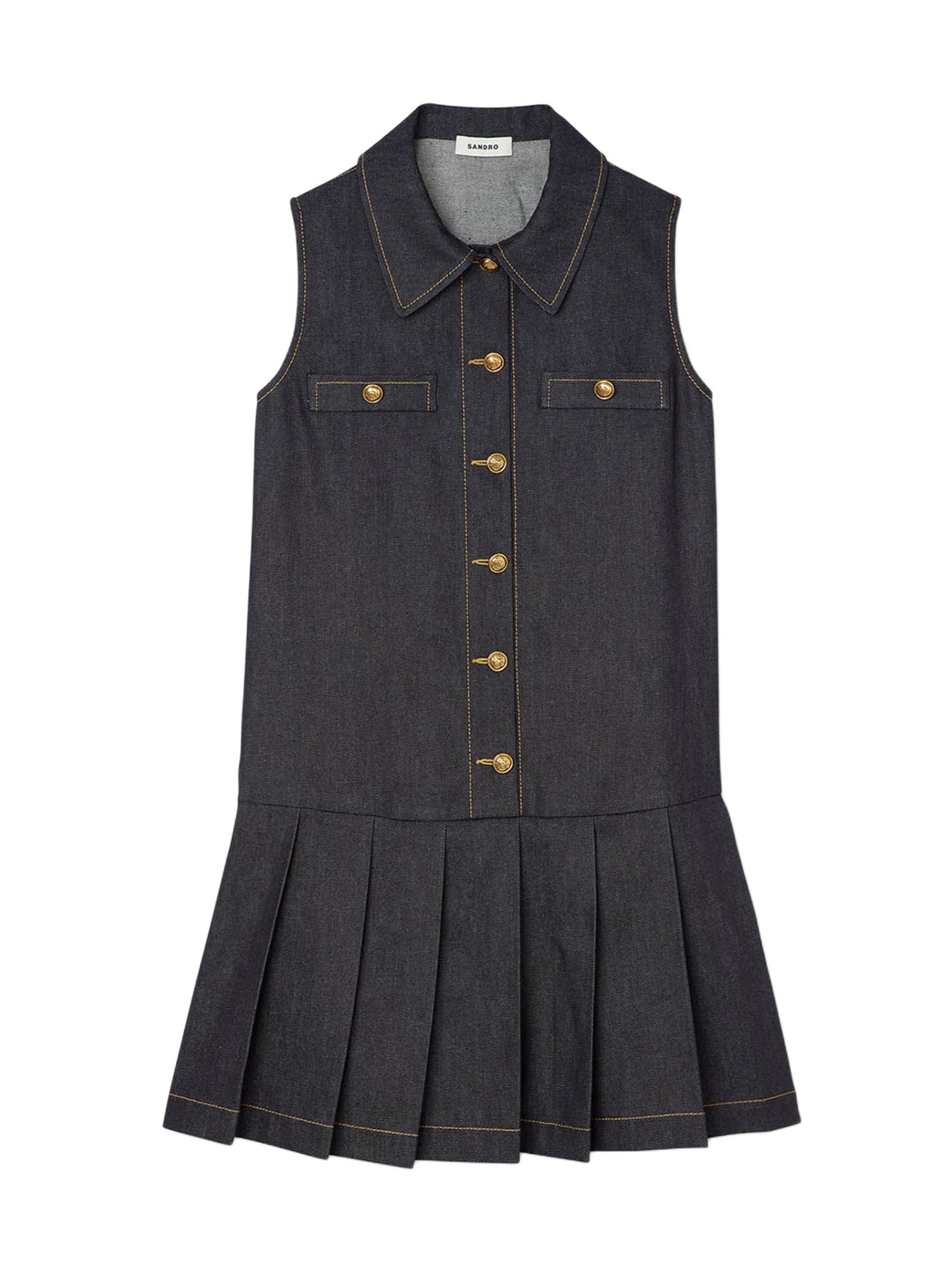 Sandro Women's Short Dress - Deep Blue