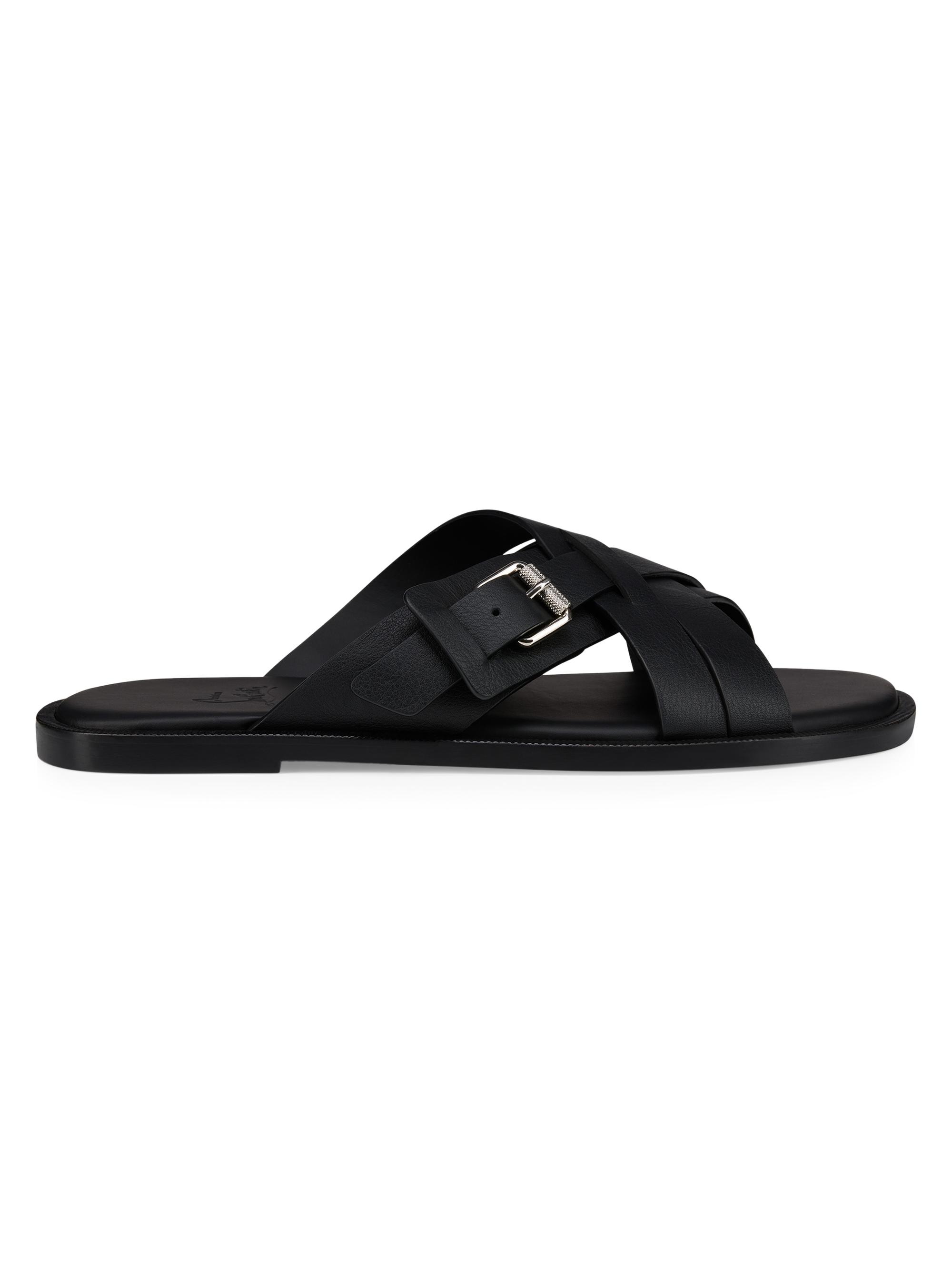 Givenchy G Plage Flat Sandals with Crossed Straps in Webbing