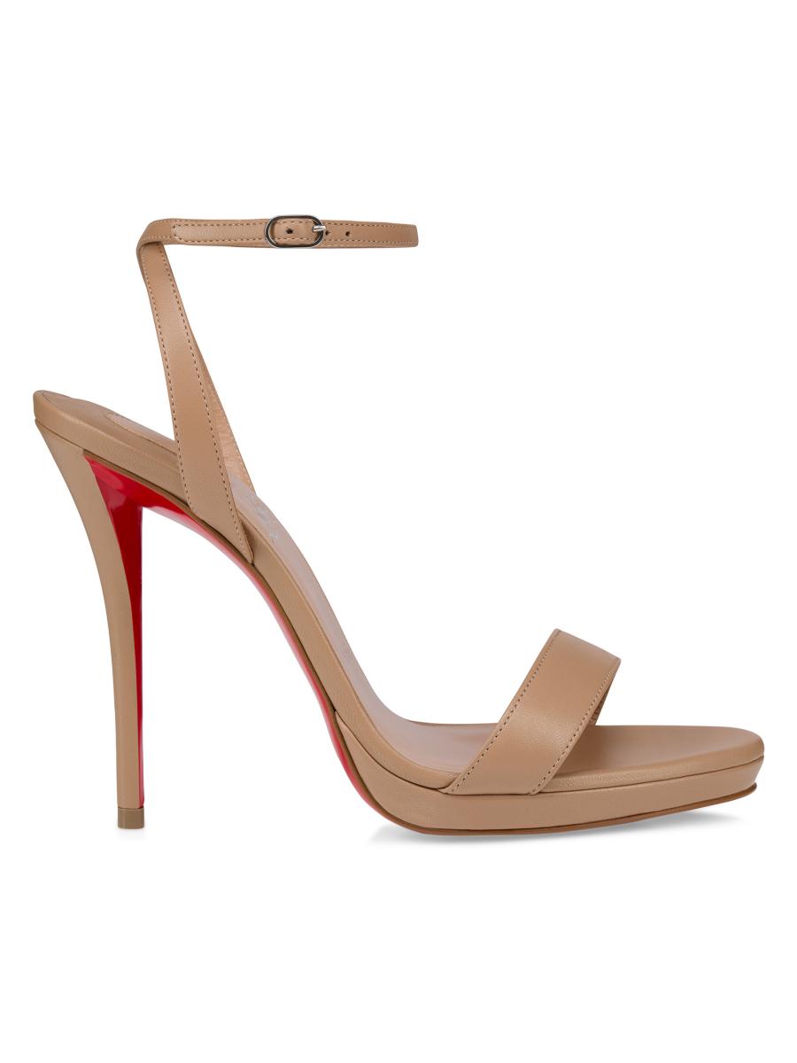 Christian Louboutin Miss Z Queen 120MM Leather Sandals | Saks