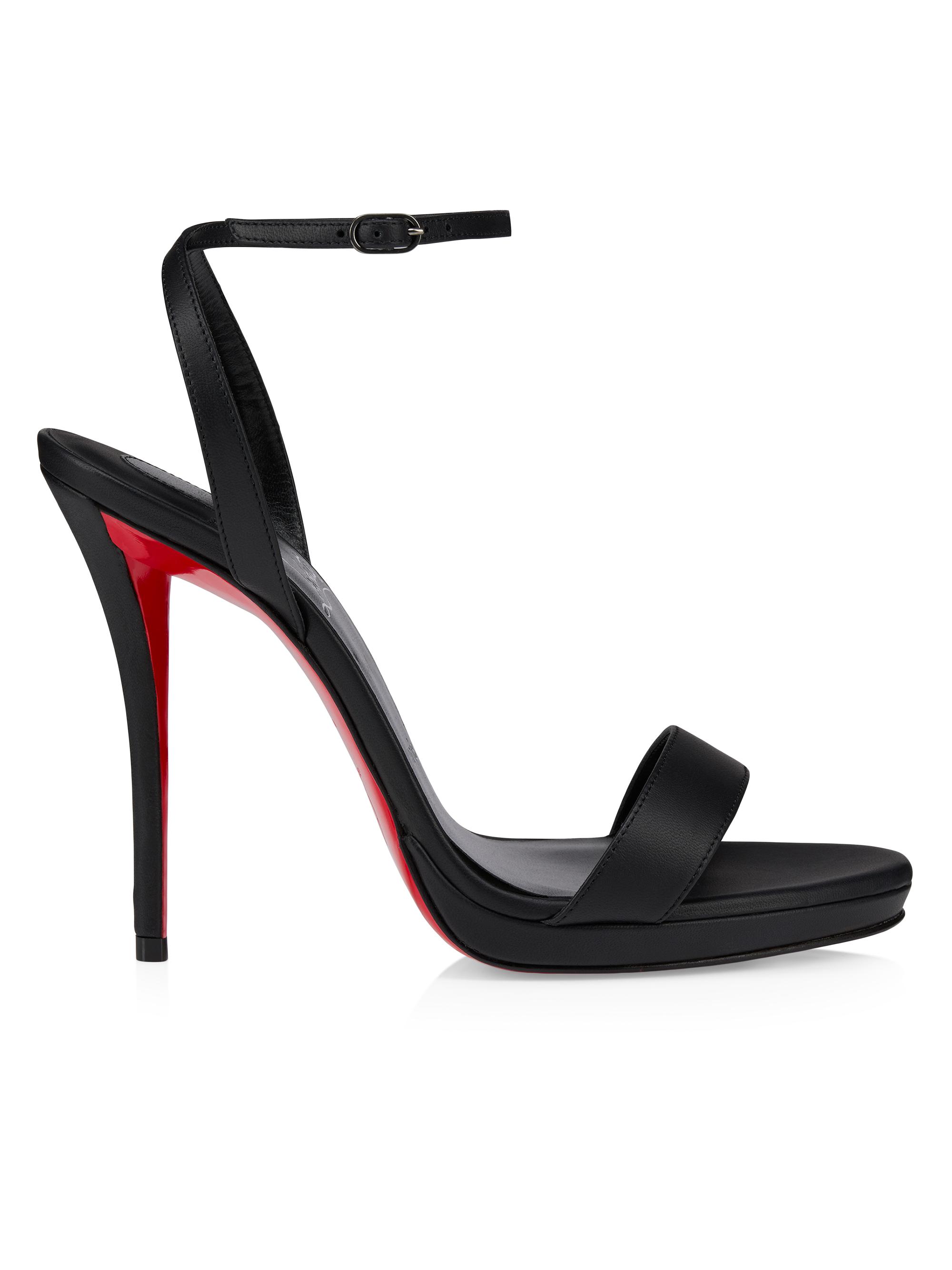 Christian Louboutin 新品未使用★ Christian Louboutin Miss Z 80MM Leather Sandals | Saks Fifth Avenue