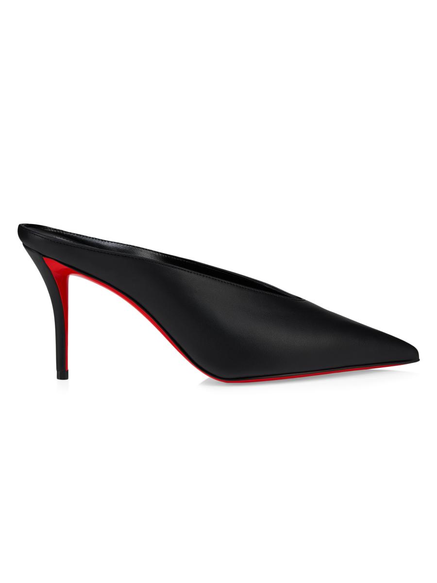 Christian Louboutin Miss Z 80MM Slimimule Leather Pumps