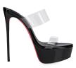 Just Nothing Alta 150MM Patent Leather Sandal Heels