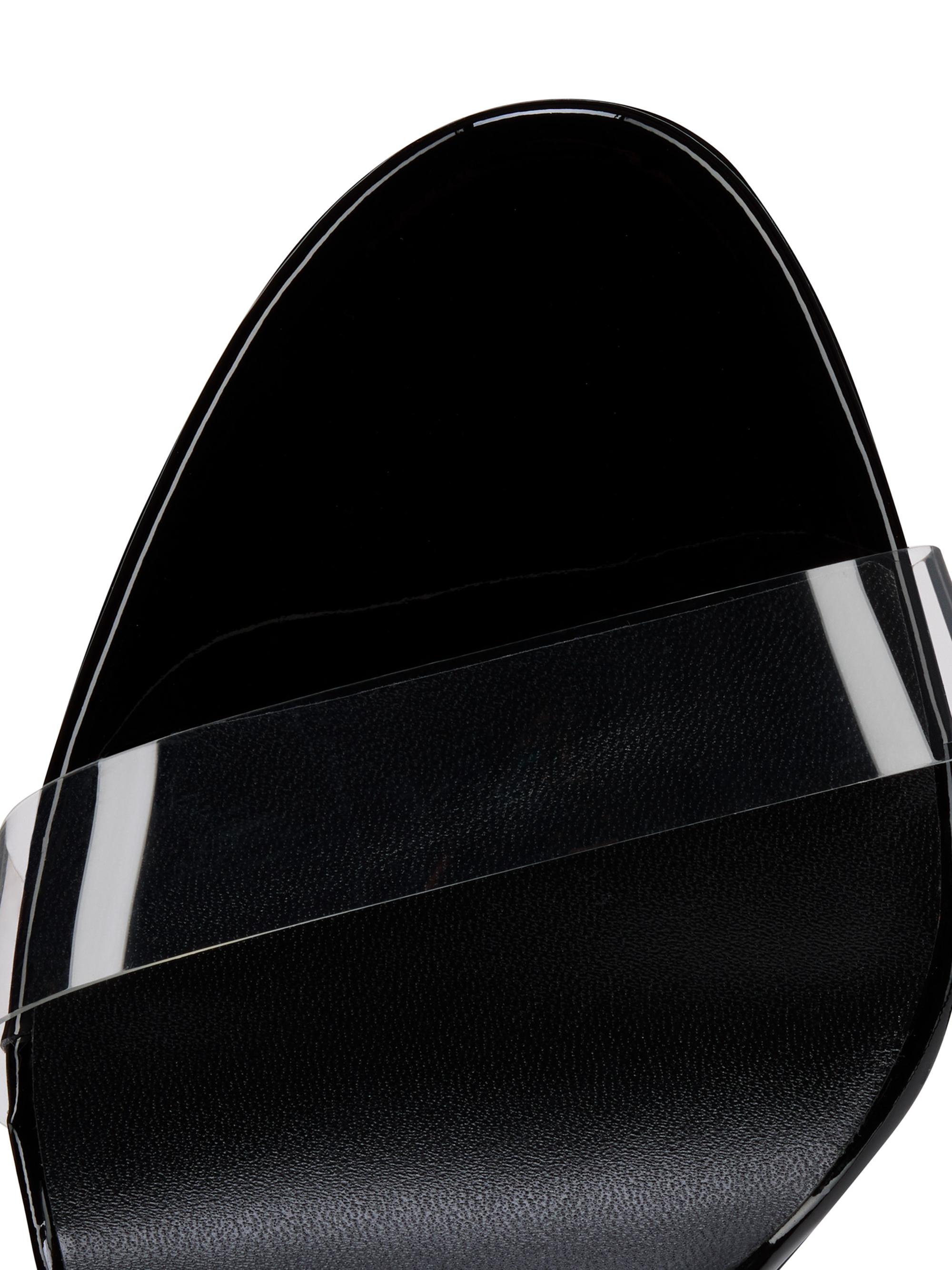 Just Nothing Alta 150MM Patent Leather Sandal Heels