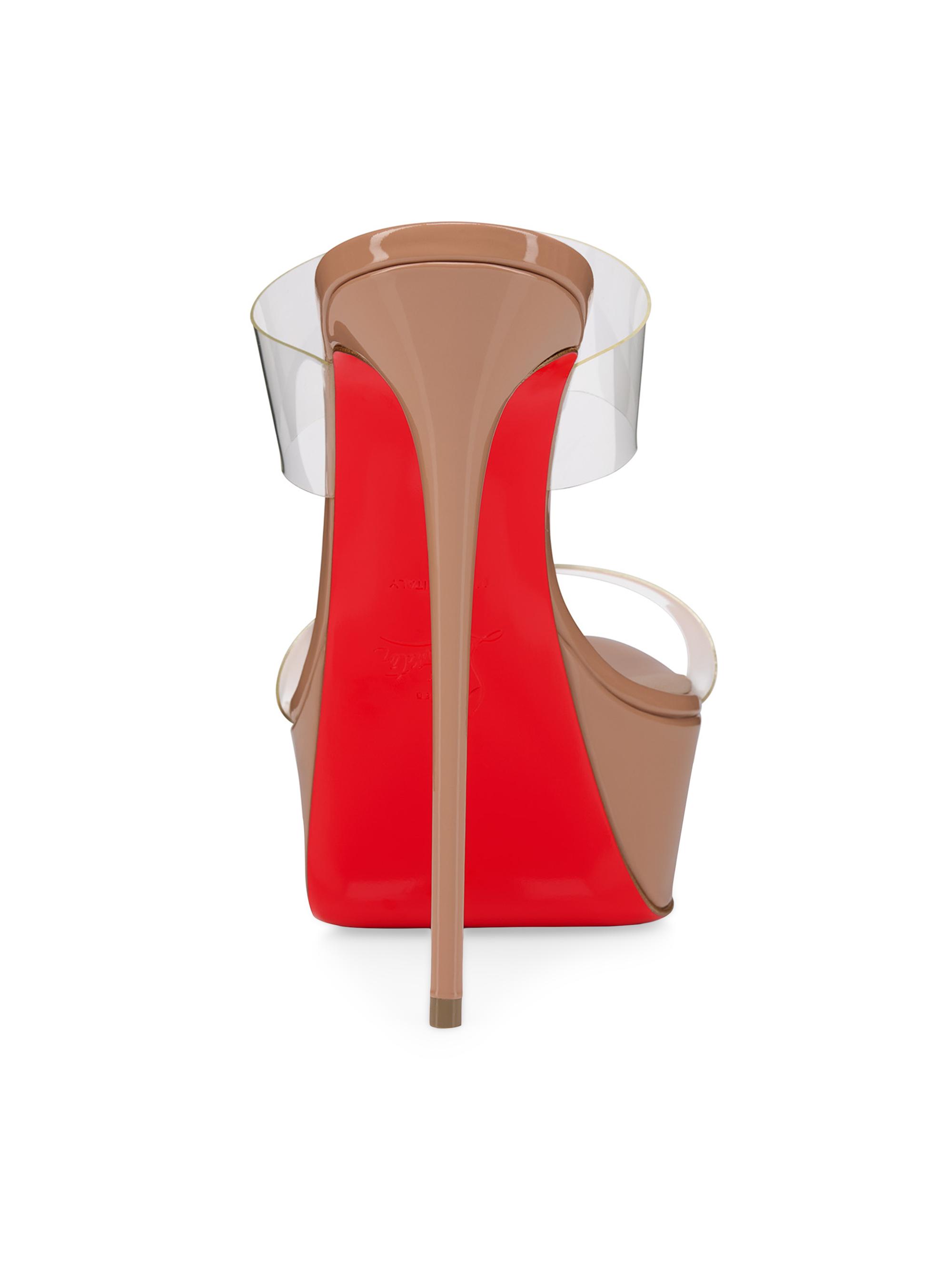 Just Nothing Alta 150MM Patent Leather Sandal Heels