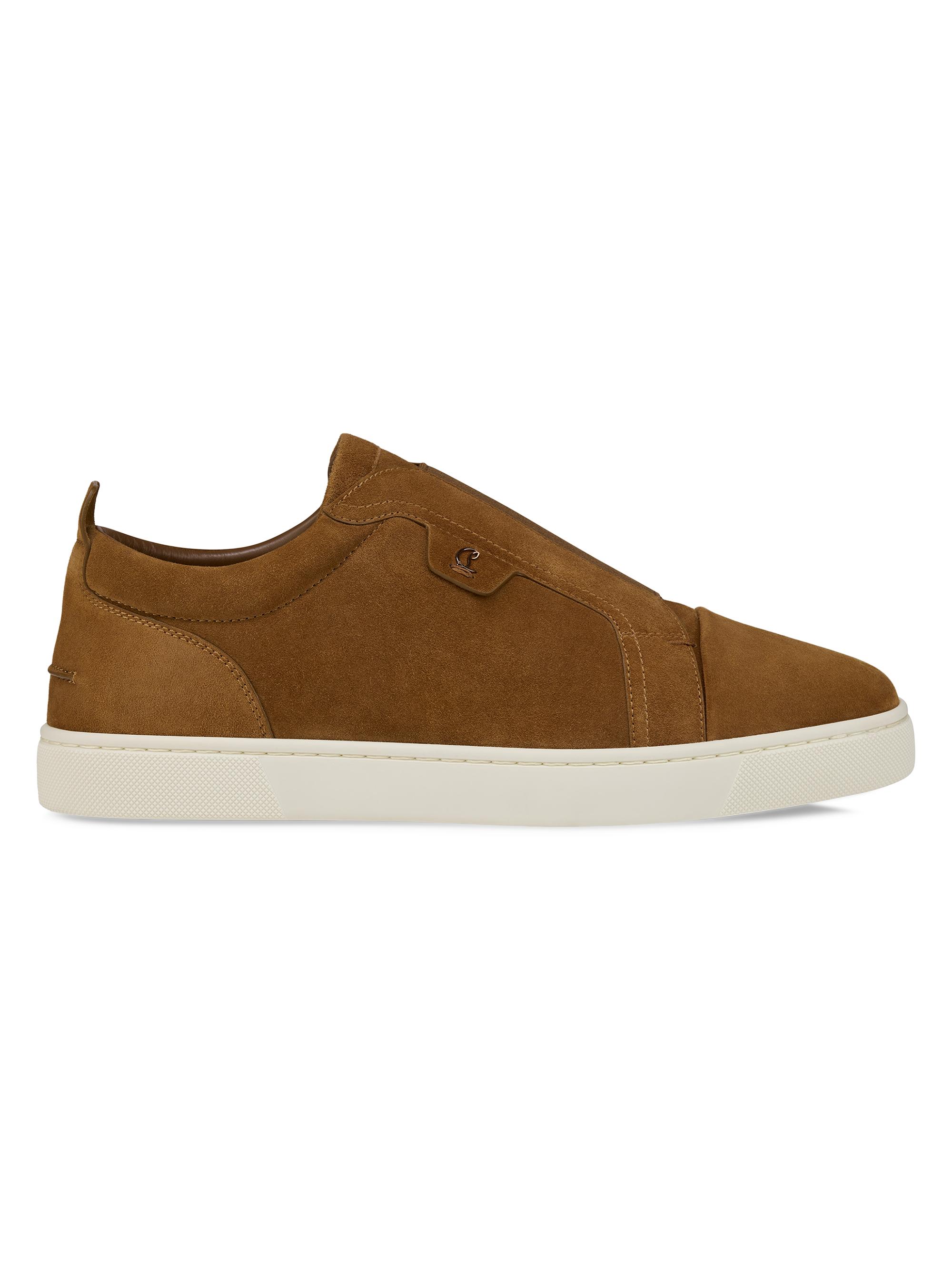 Christian Louboutin Men's St Louis Suede Sneakers - Rhea