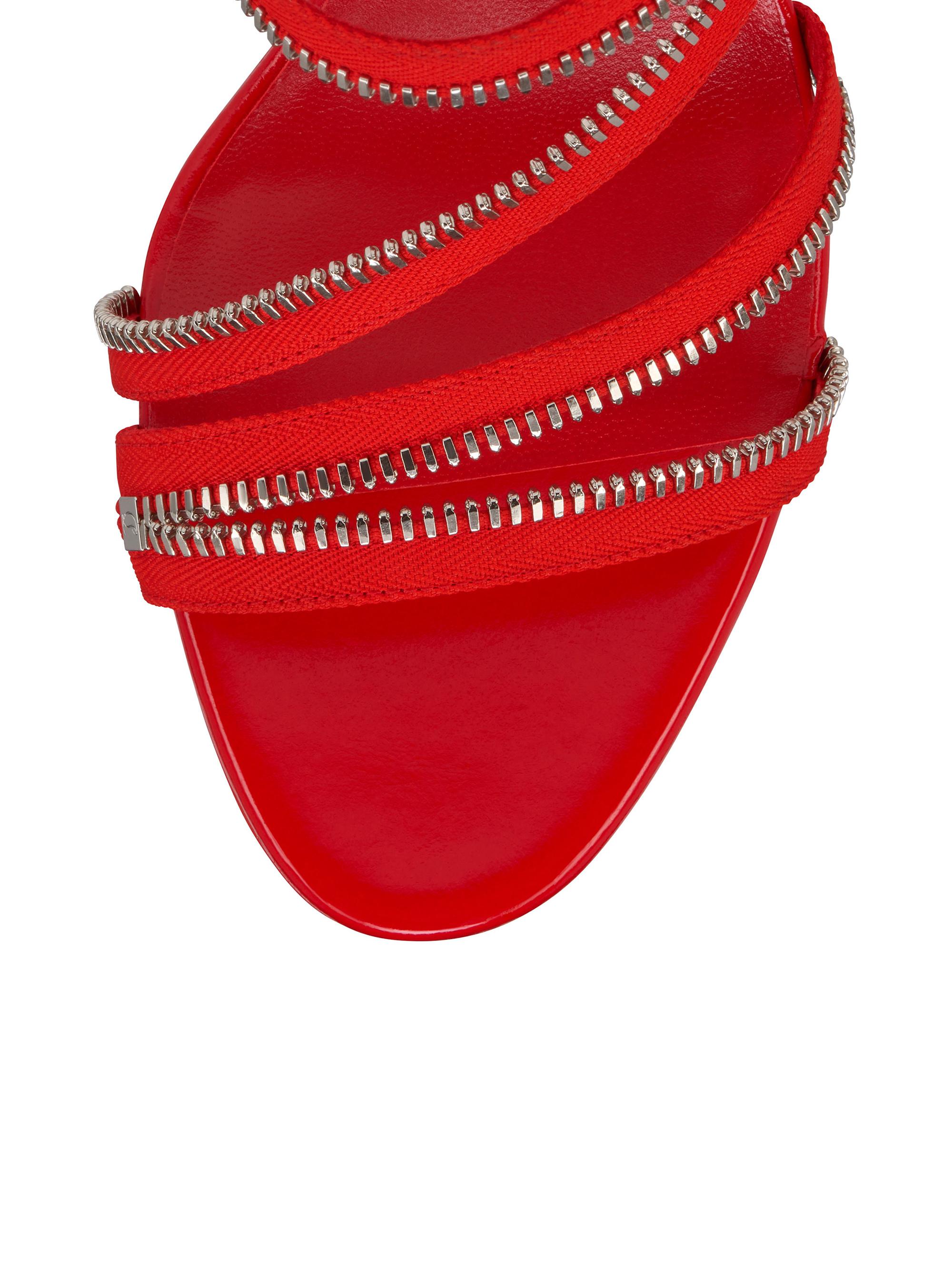 Christian Louboutin Merylzip 80MM Heels | Saks Fifth Avenue