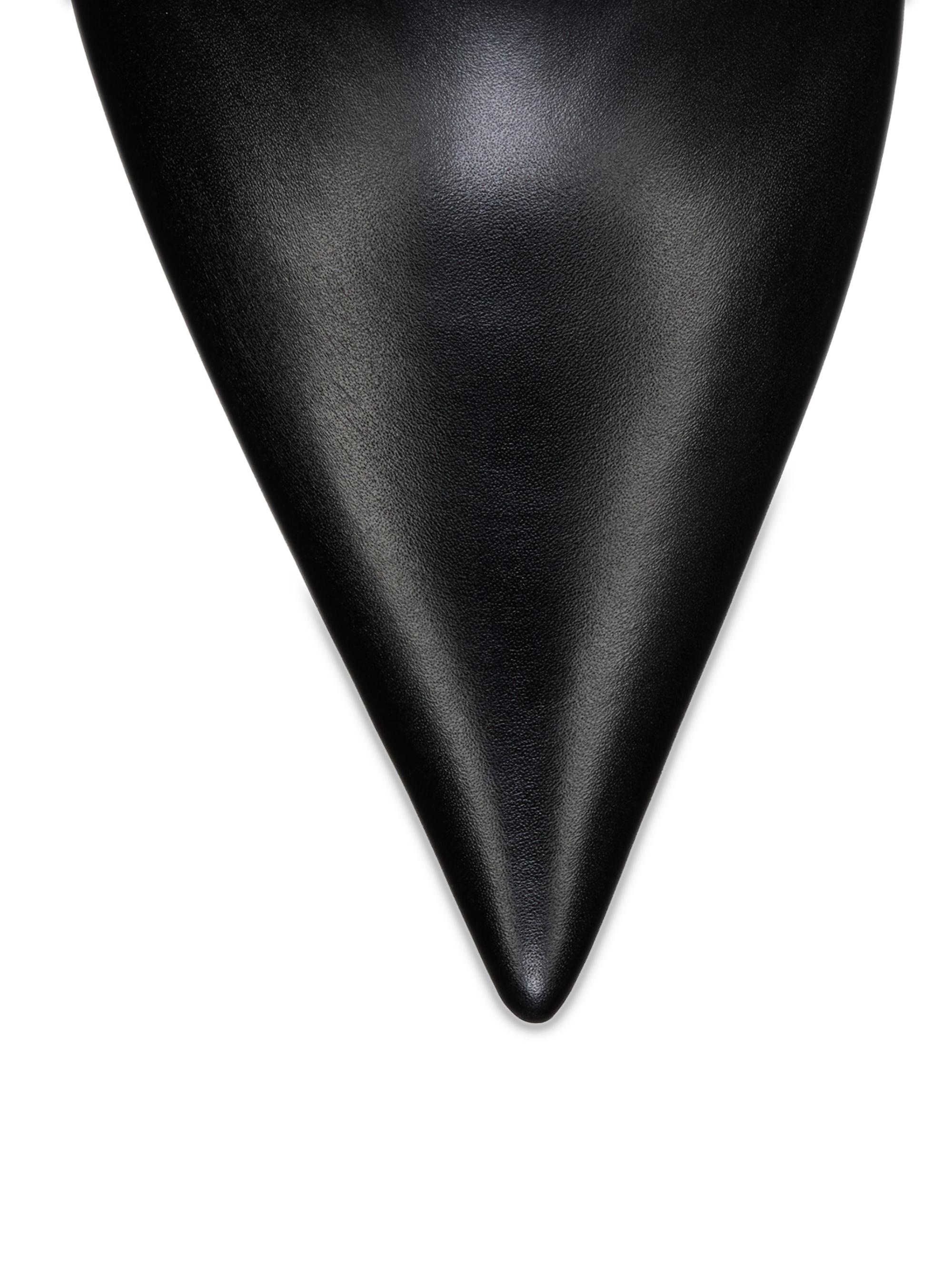 Christian Louboutin ※２回使用 Christian Louboutin Miss Z 80MM Leather Zipped Booties | Saks