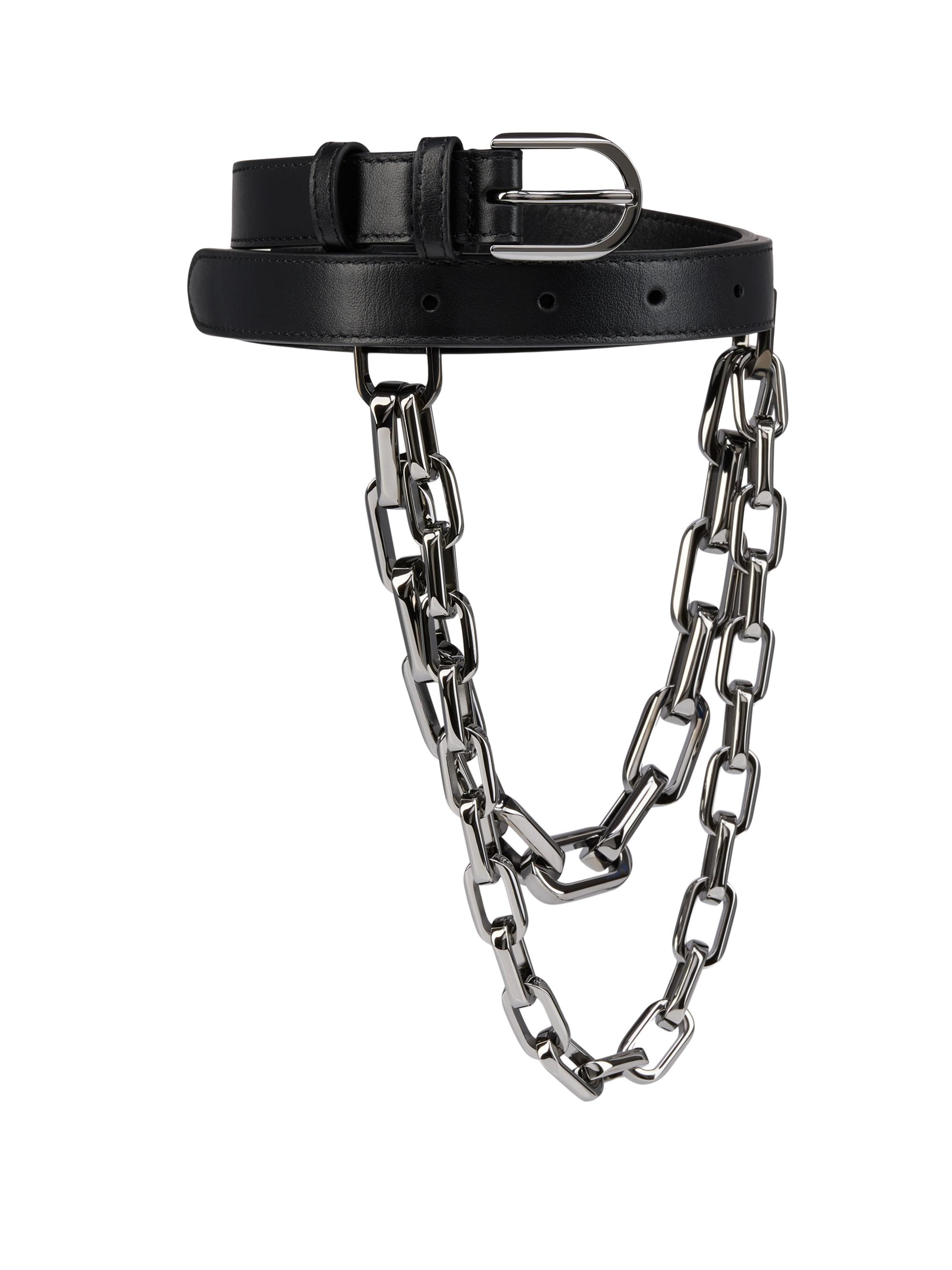 Christian Louboutin Women's Belt with Chain - Black