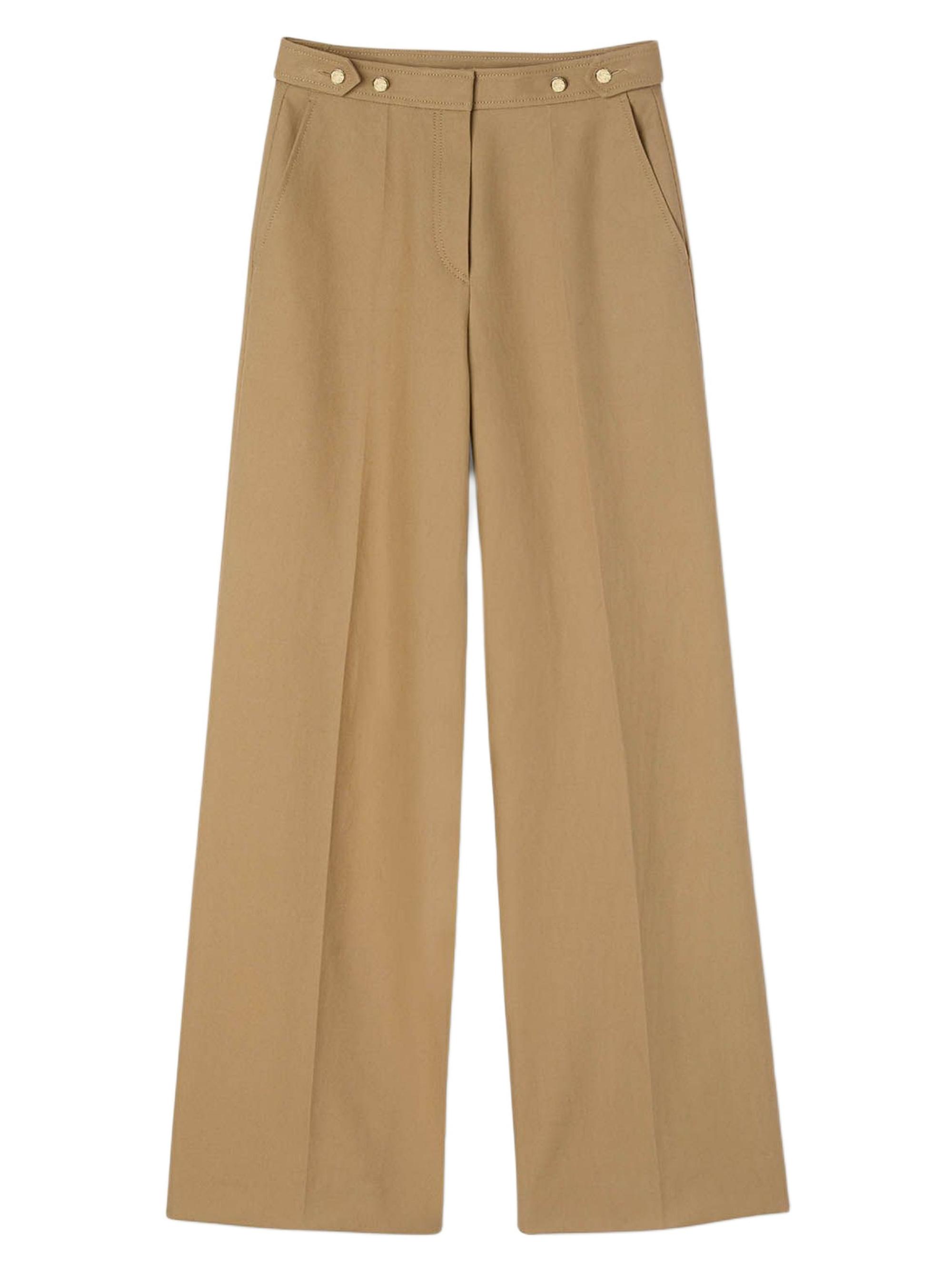 Sandro Women's Cotton Suit Trousers - Beige