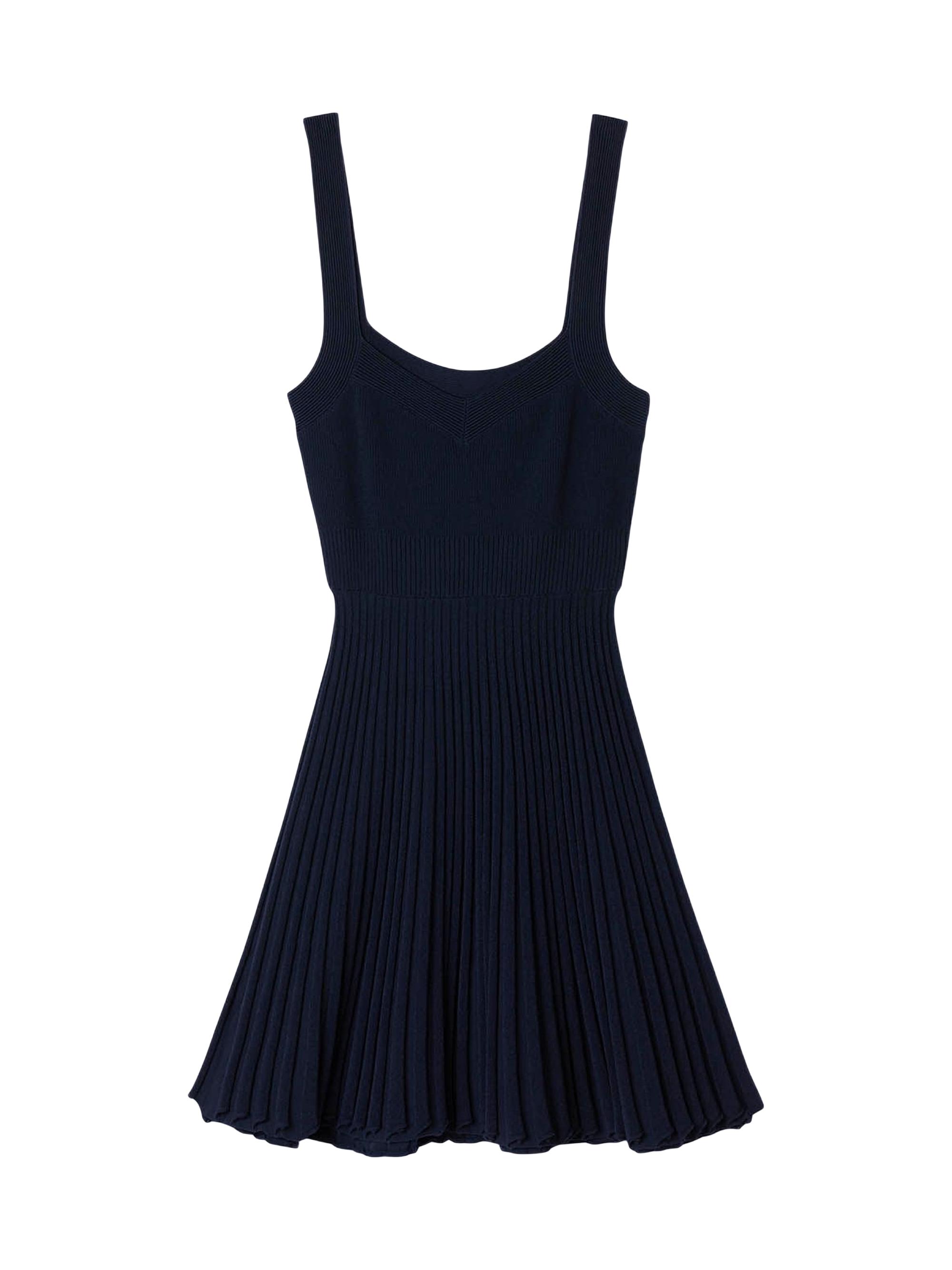 Sandro Women's Mini Knit Dress - Navy Blue