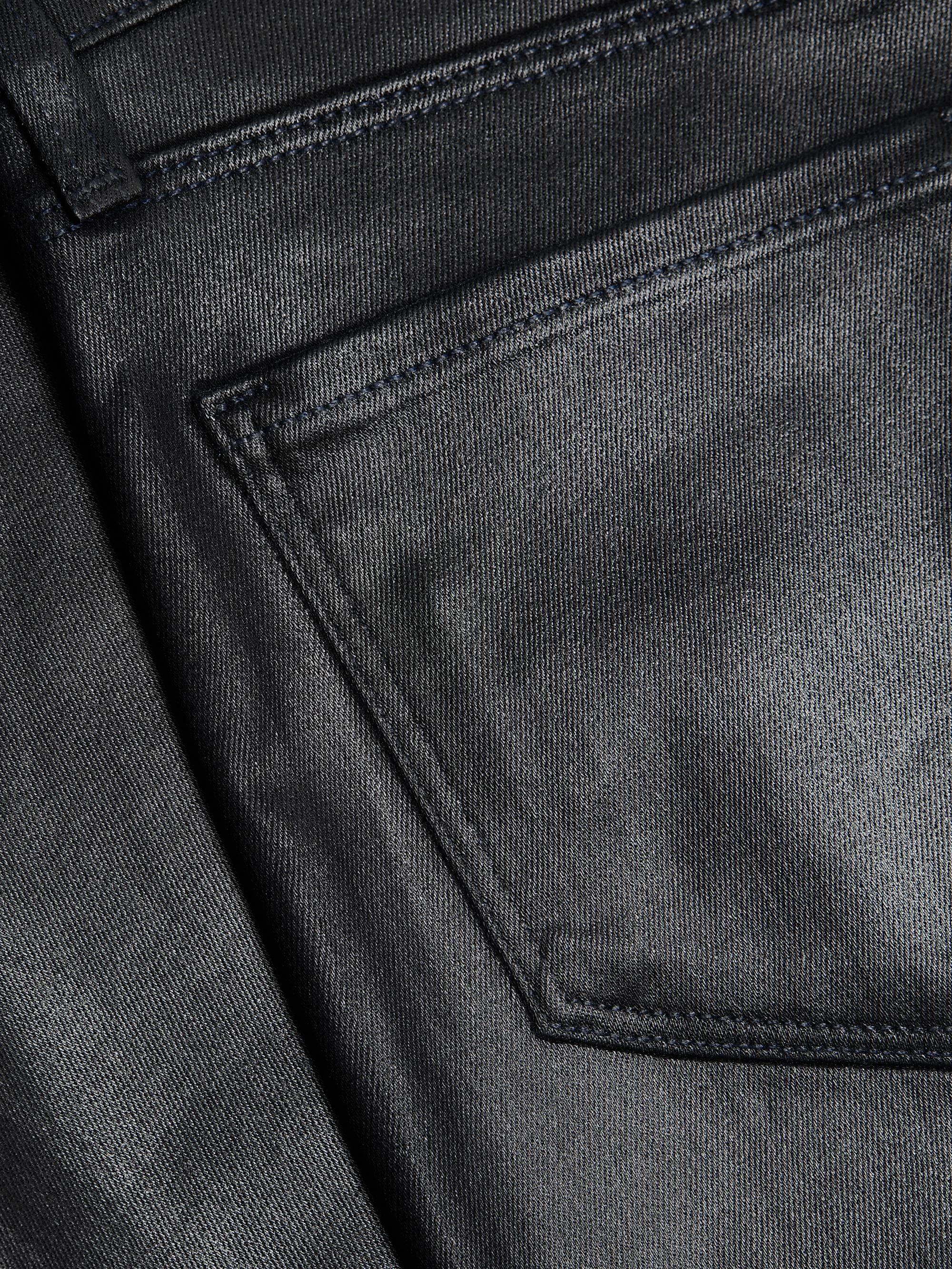 L'AGENCE Kendra Coated Crop Flare Jeans | Saks Fifth Avenue