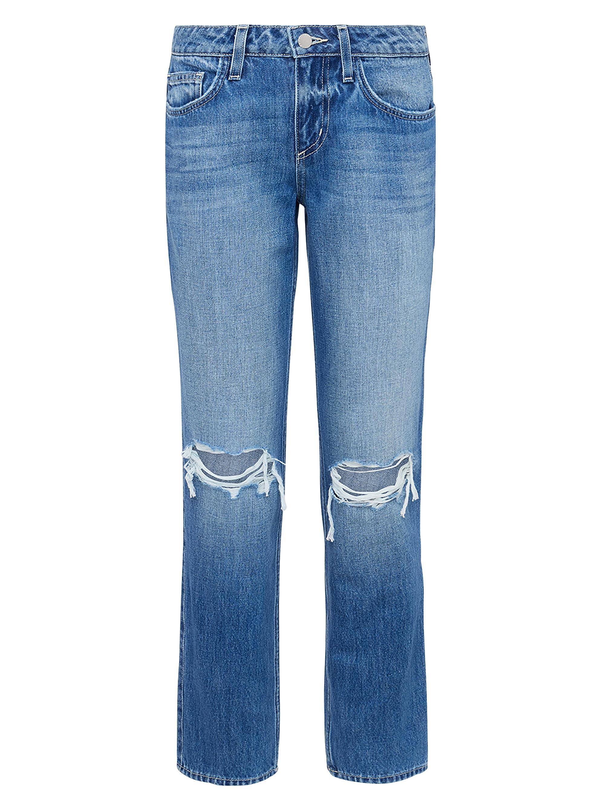 L'AGENCE Women's Nevia Low-Rise Slouch Jeans - Medium Blue