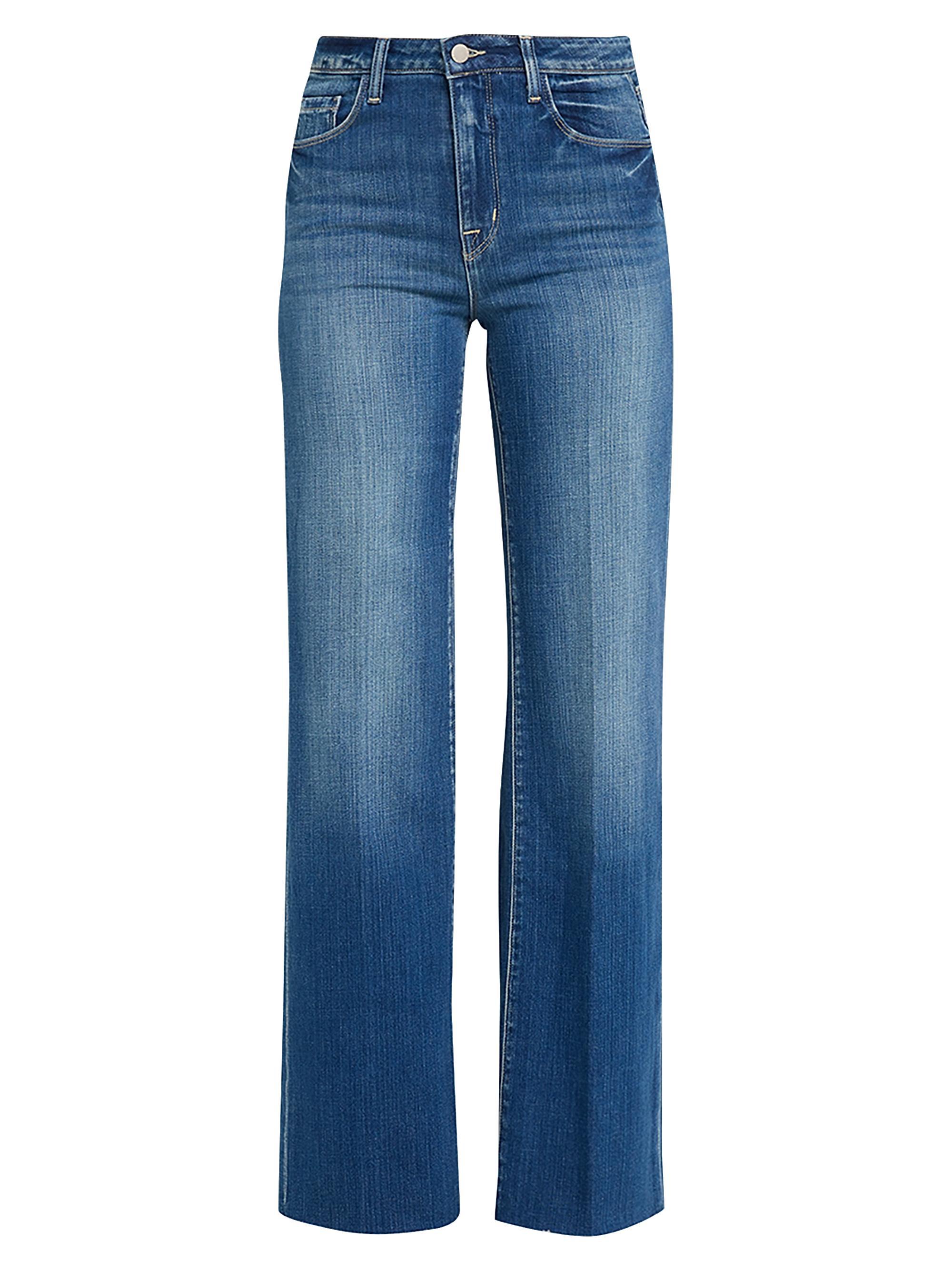 L'AGENCE Women's Scottie High-Rise Wide-Leg Jeans - Hasting
