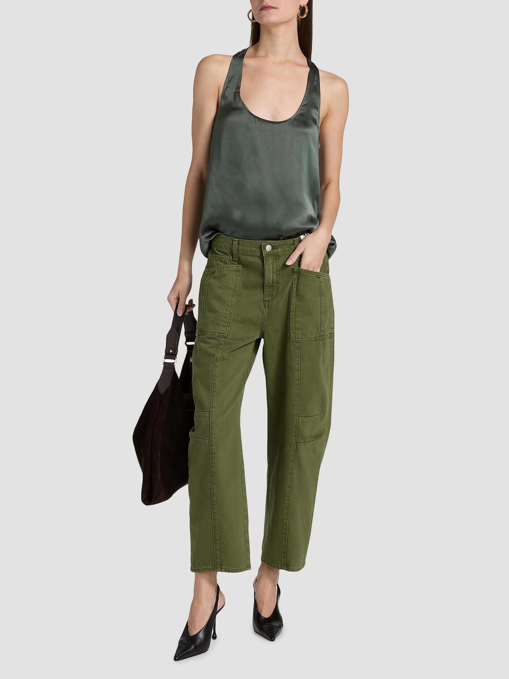L'AGENCE Cody Rodeo Barrel-Leg Pants | Saks Fifth Avenue