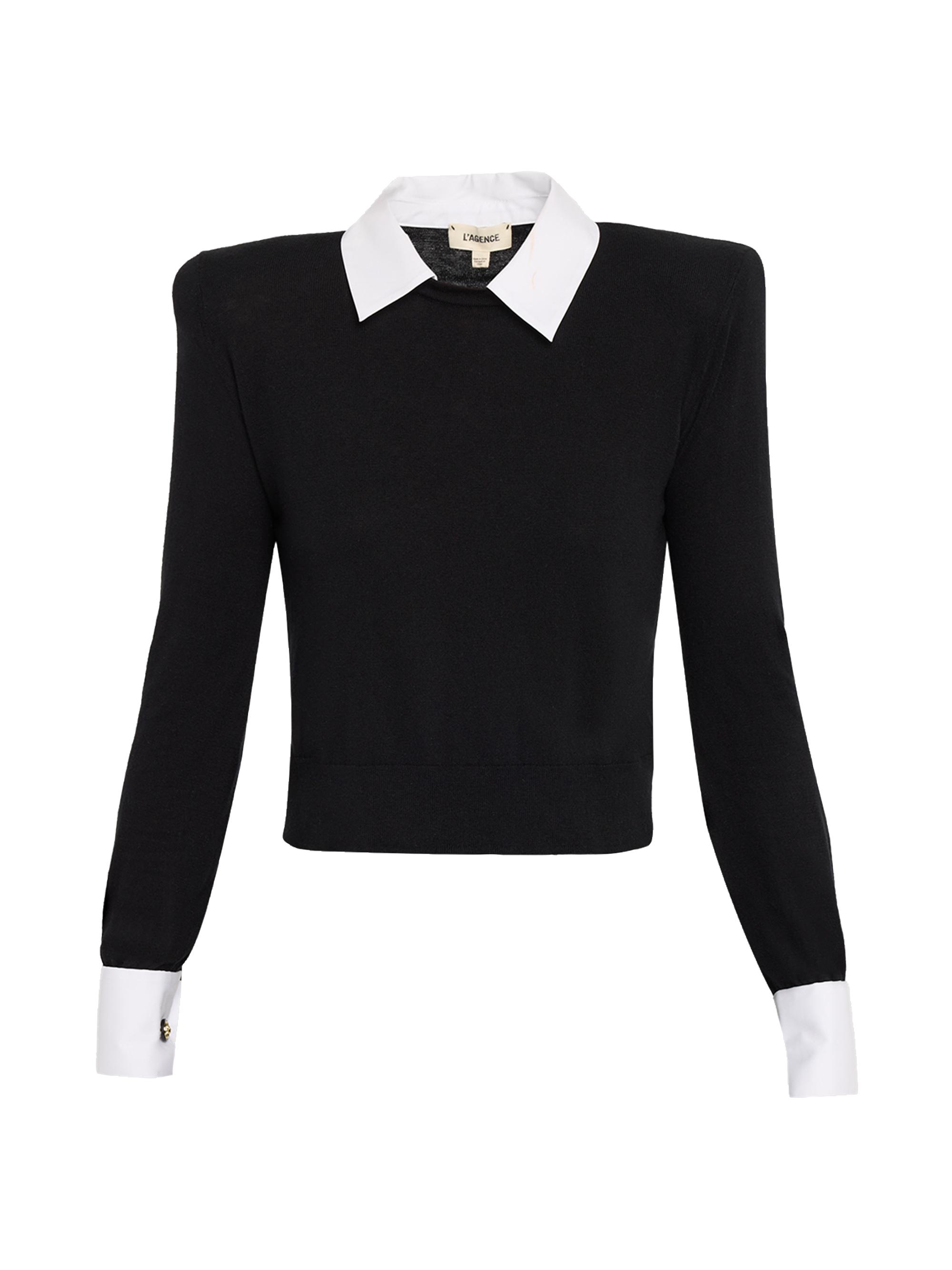 L'AGENCE Osiris Rib-Knit Cardigan | Saks Fifth Avenue