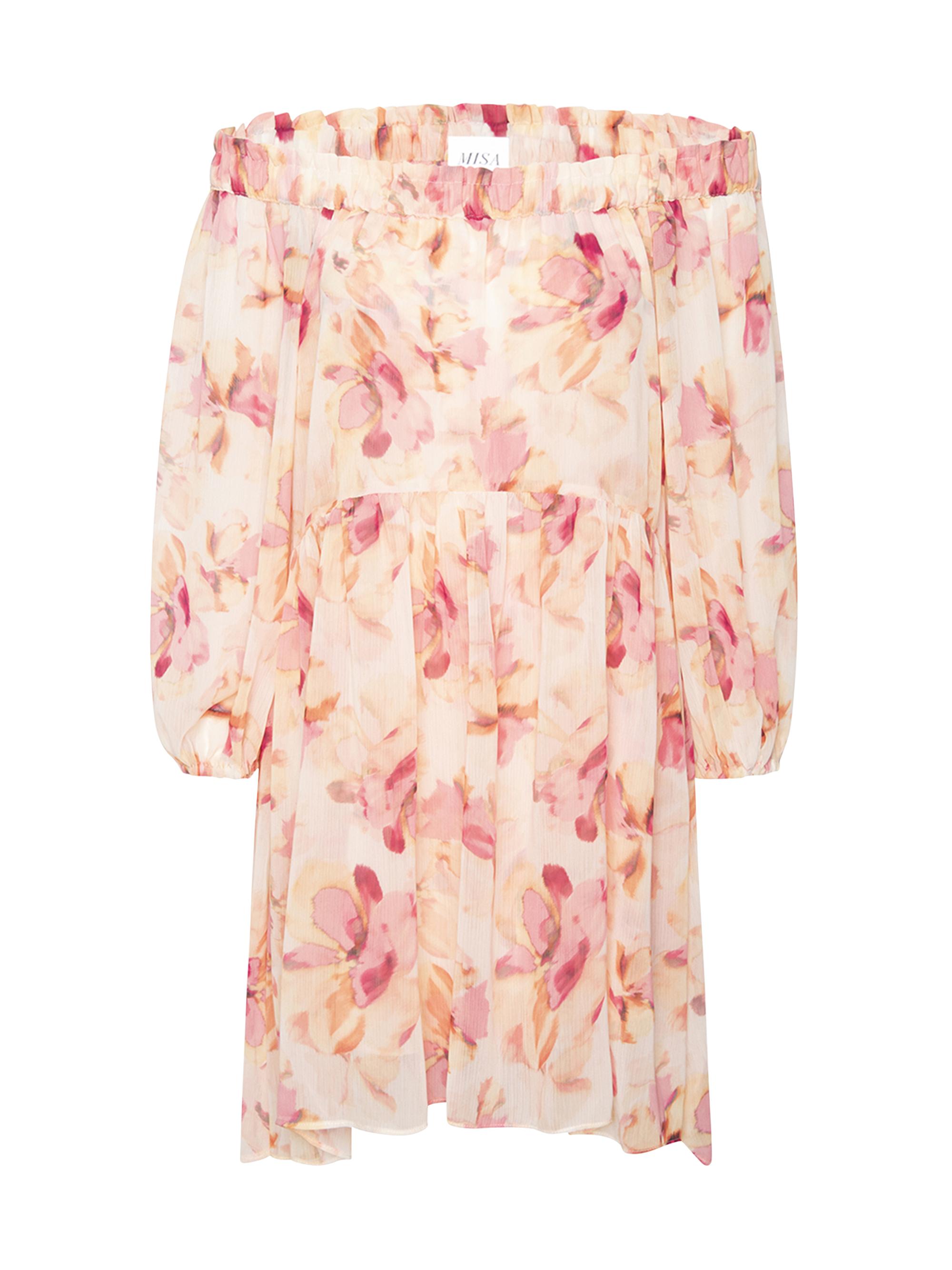 Misa Los Angeles Women's Millie Floral Off-the-Shoulder Chiffon Minidress