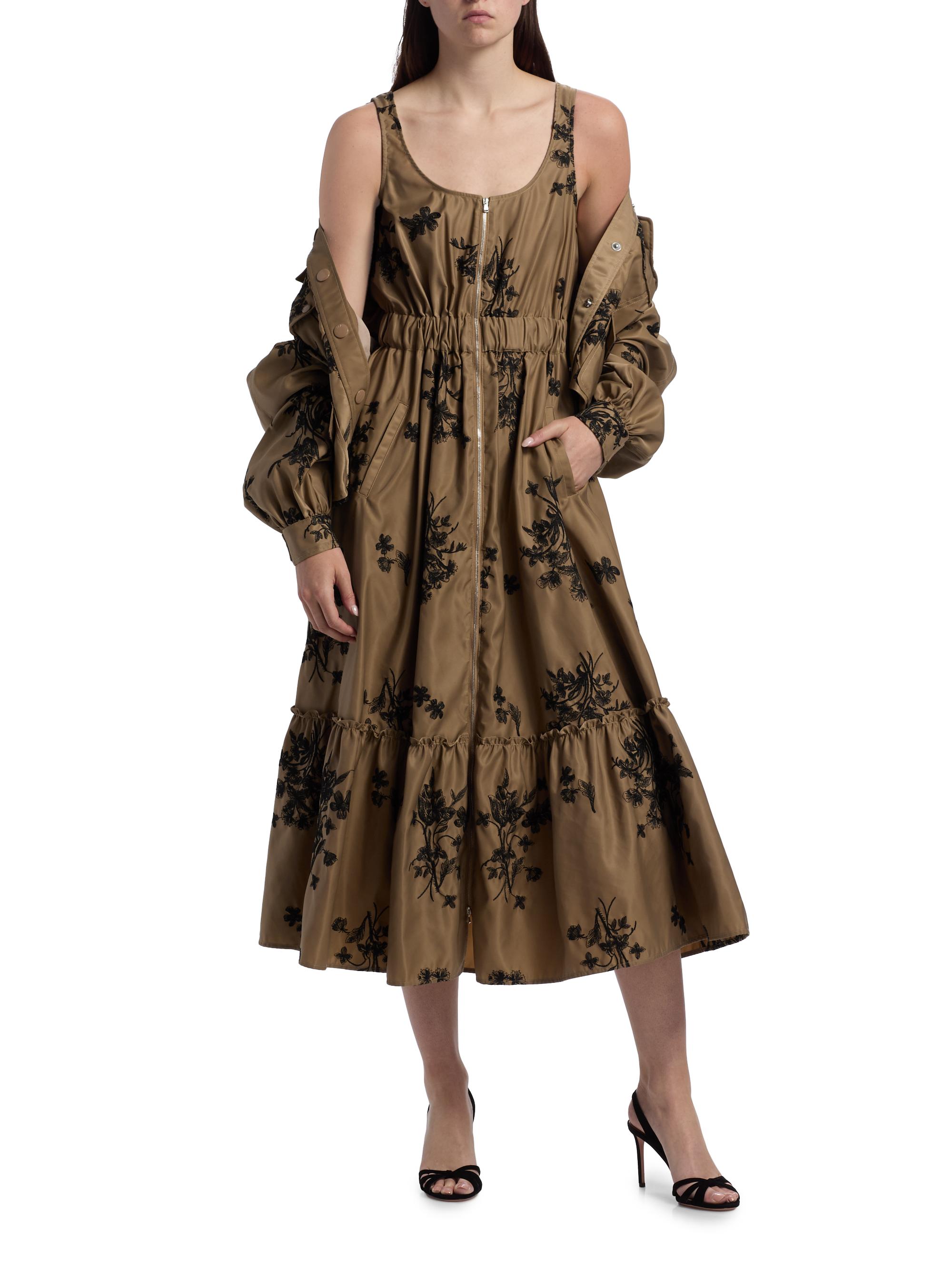 Cinq à Sept Wildflower Whimsy Vernetta Midi-Dress | Saks Fifth Avenue