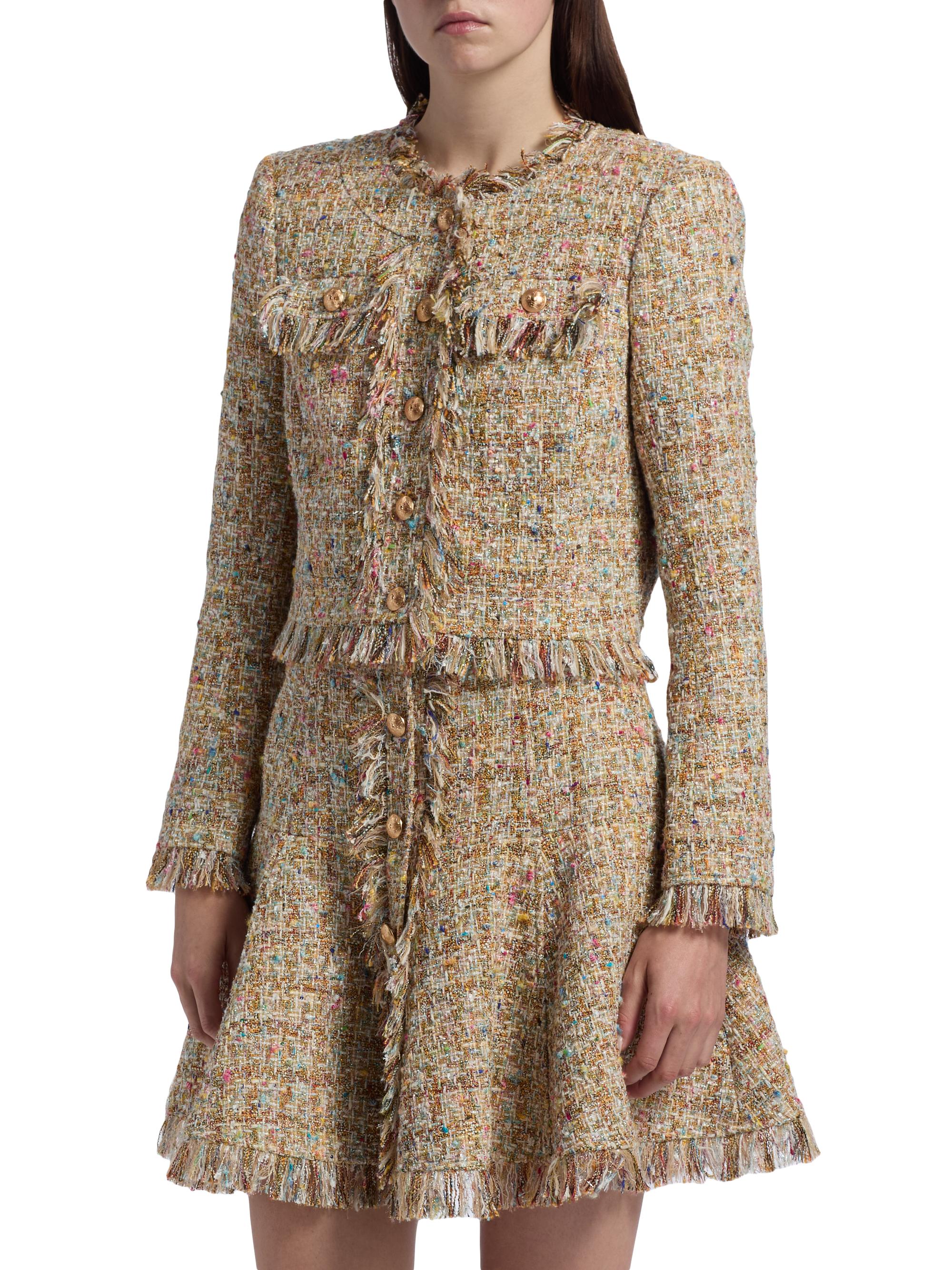 Cinq à Sept Adeline Clarise Bouclé Tweed Jacket | Saks Fifth Avenue