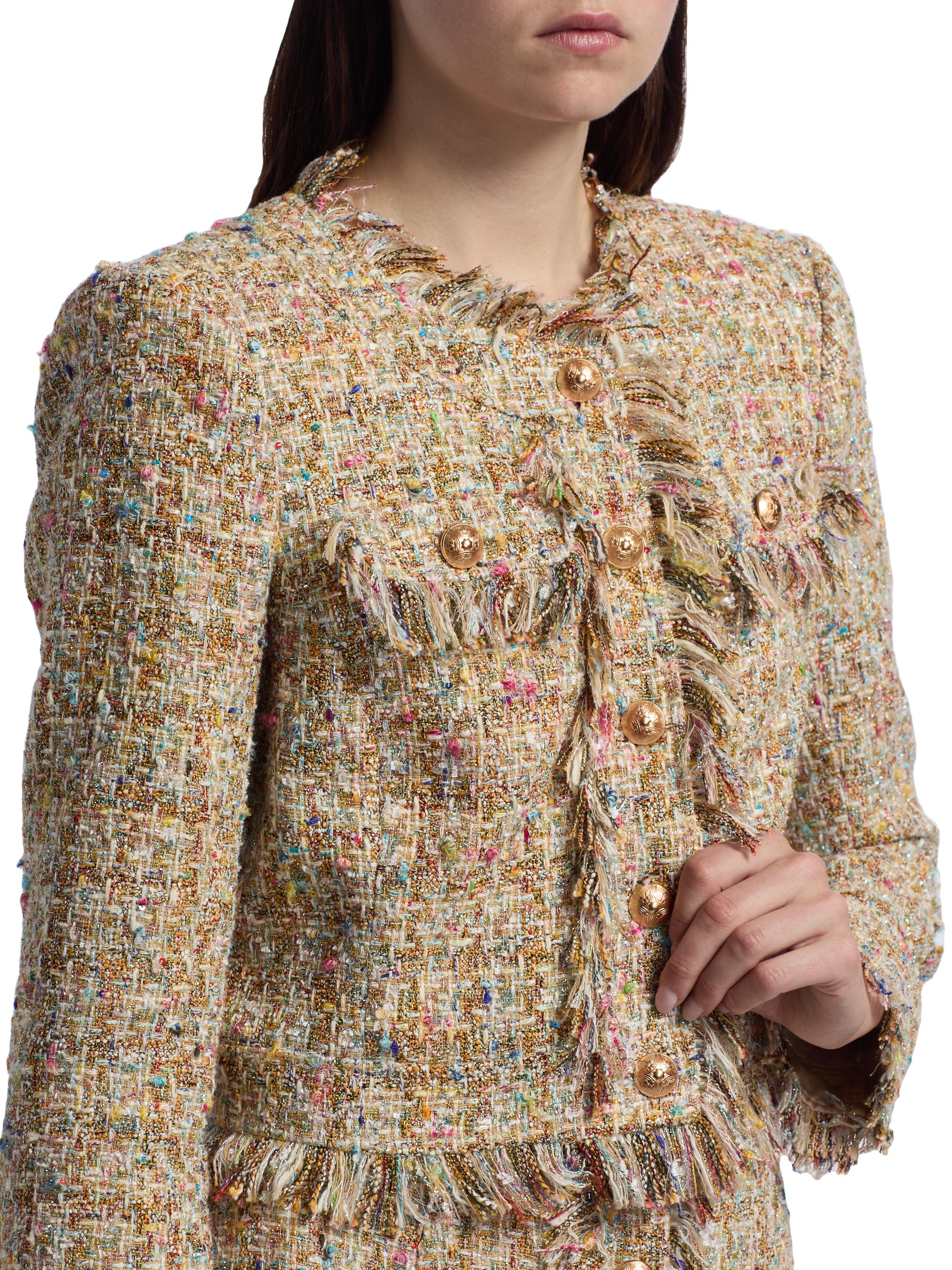 Cinq à Sept Adeline Clarise Bouclé Tweed Jacket | Saks Fifth Avenue