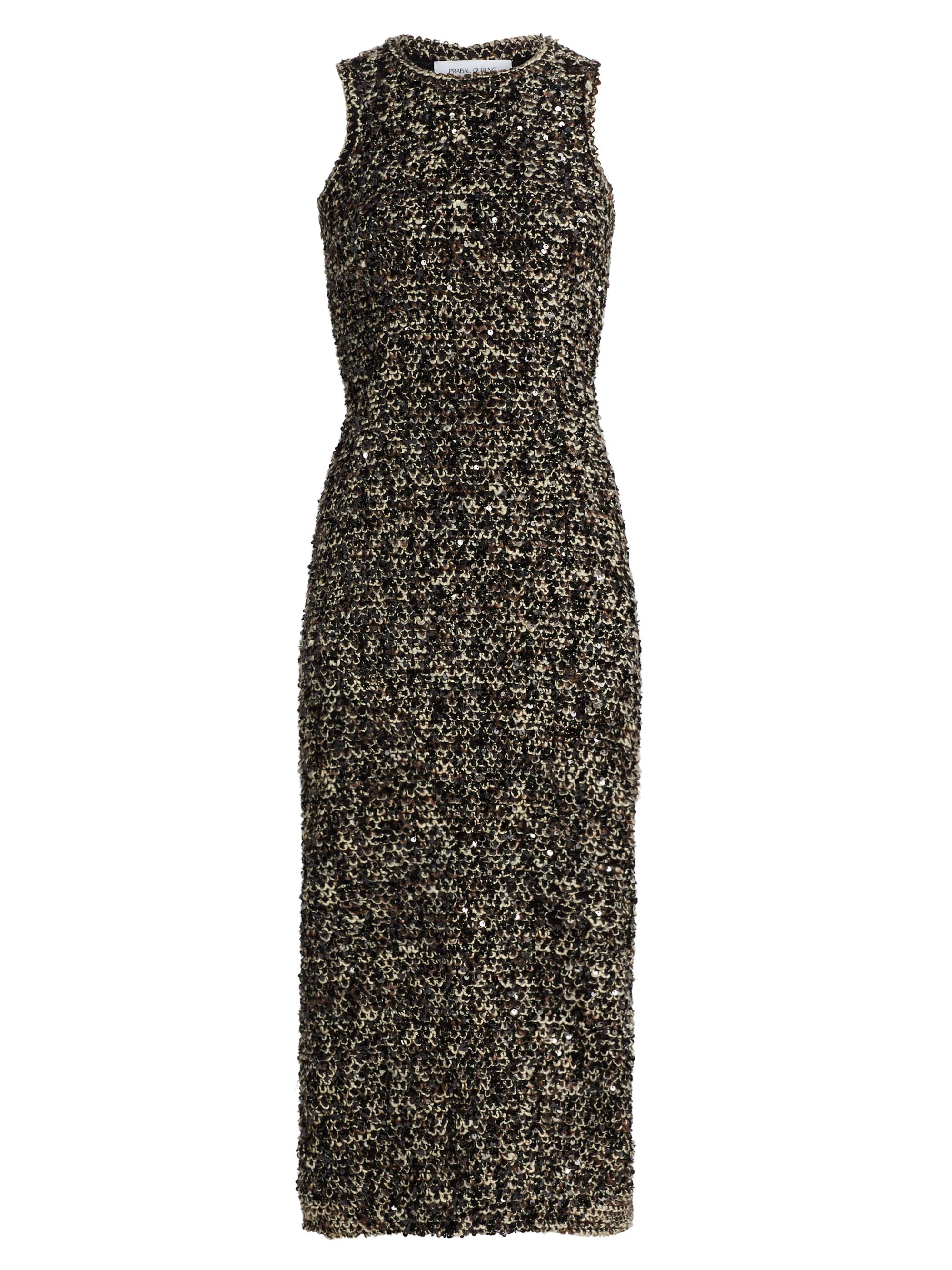 Prabal Gurung Women's Tube Knit Sheath Dress - Brown Multi