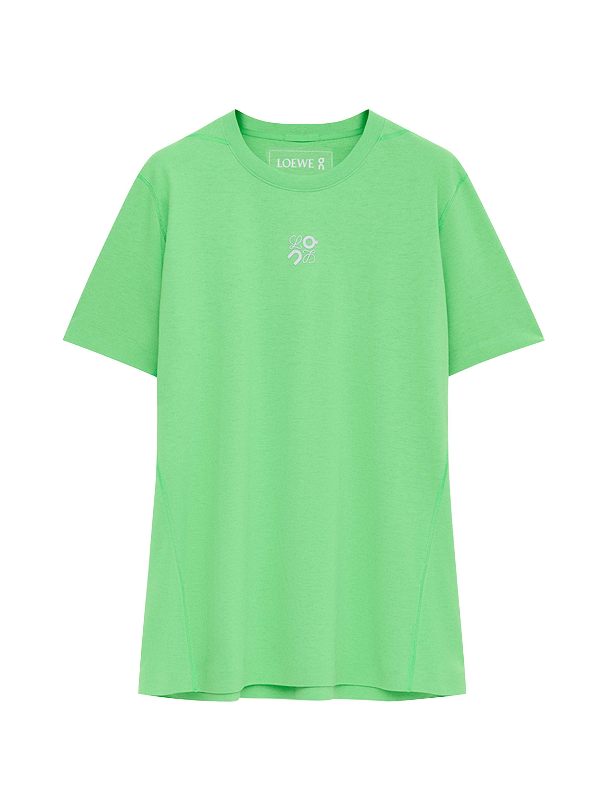 LOEWE Embroidered Logo Cotton-Blend T-Shirt | Saks Fifth Avenue