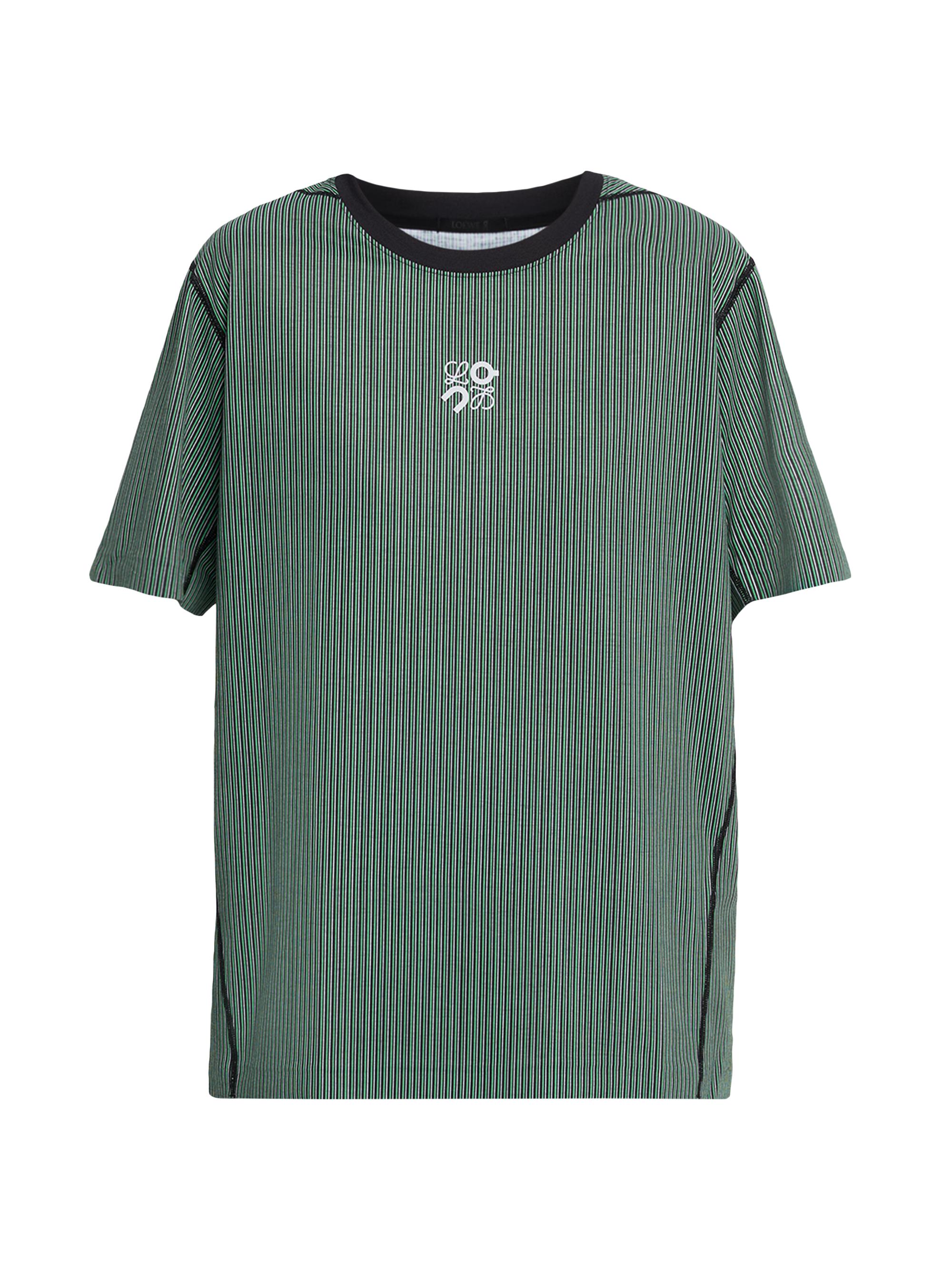 LOEWE Women's  x ON Active Striped Performance T-Shirt - Green Black