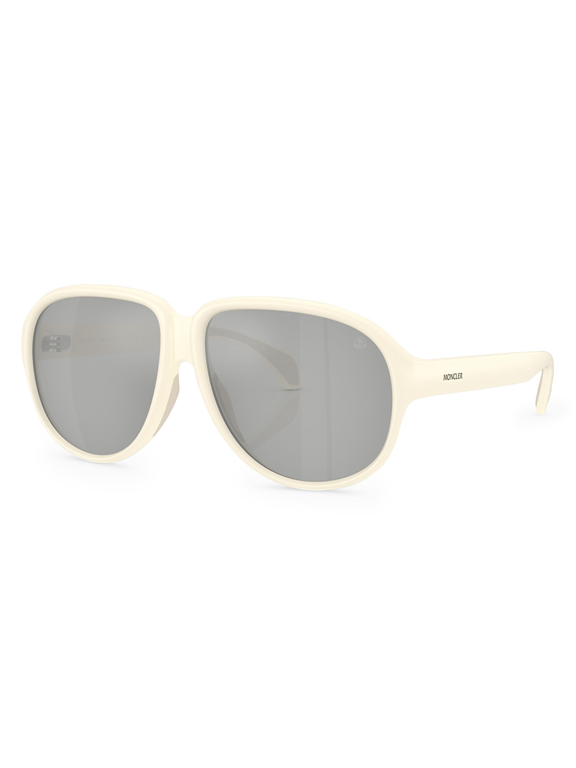 Moncler Men's Satellite 60MM Round Sunglasses -