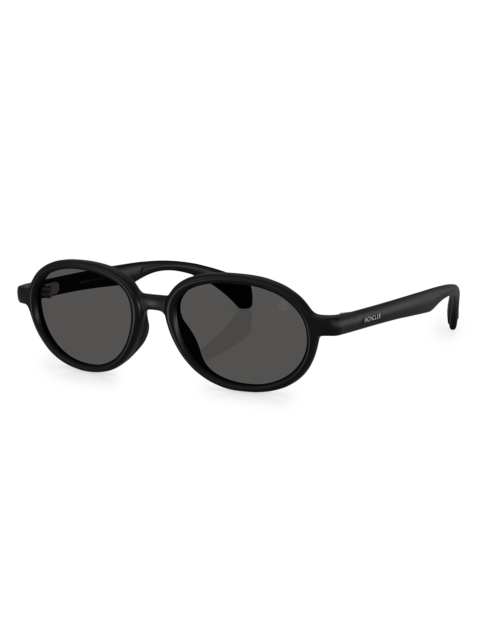 Moncler Satellite 51MM Oval Sunglasses | Saks Fifth Avenue