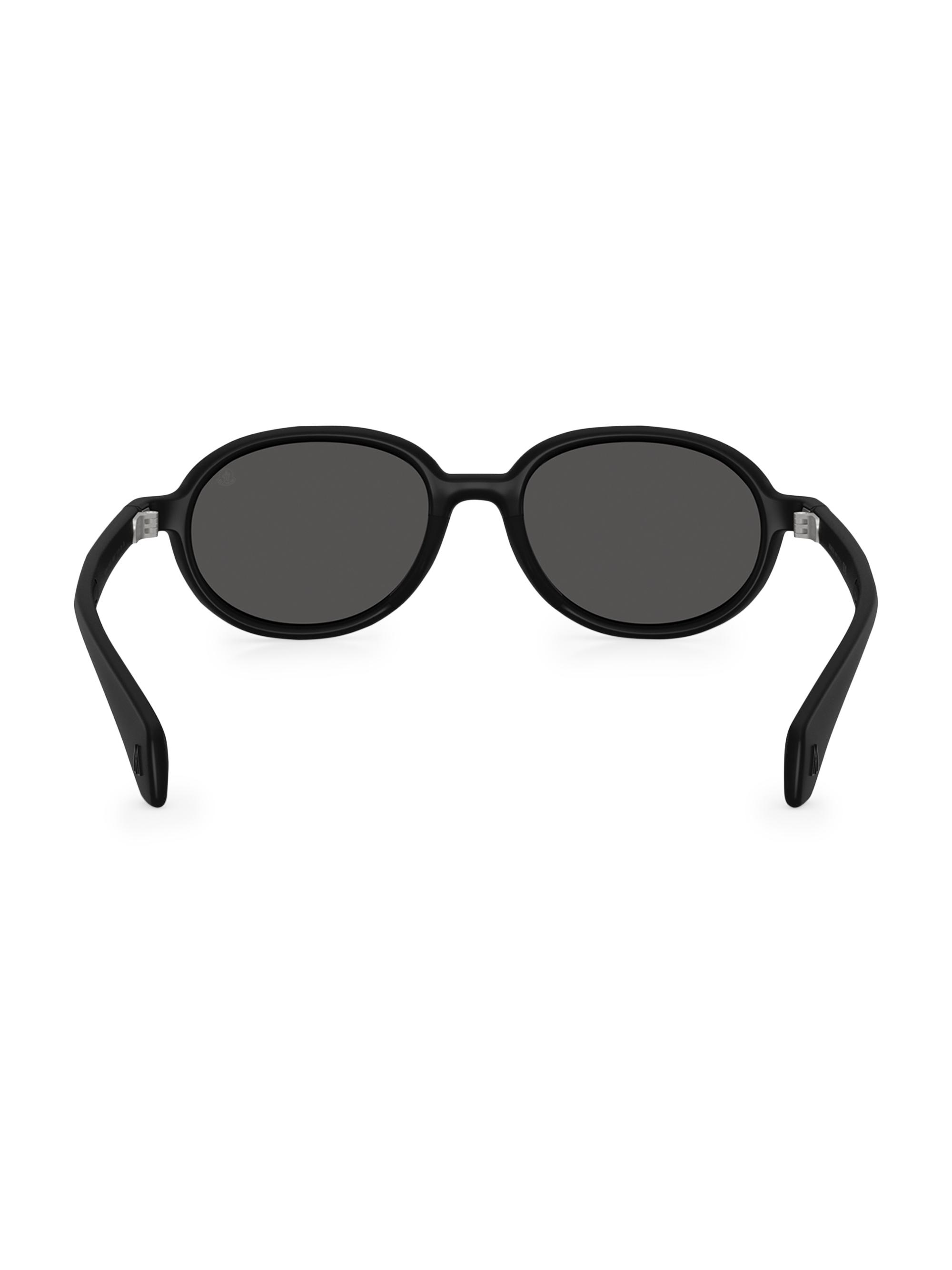 Moncler Satellite 51MM Oval Sunglasses | Saks Fifth Avenue