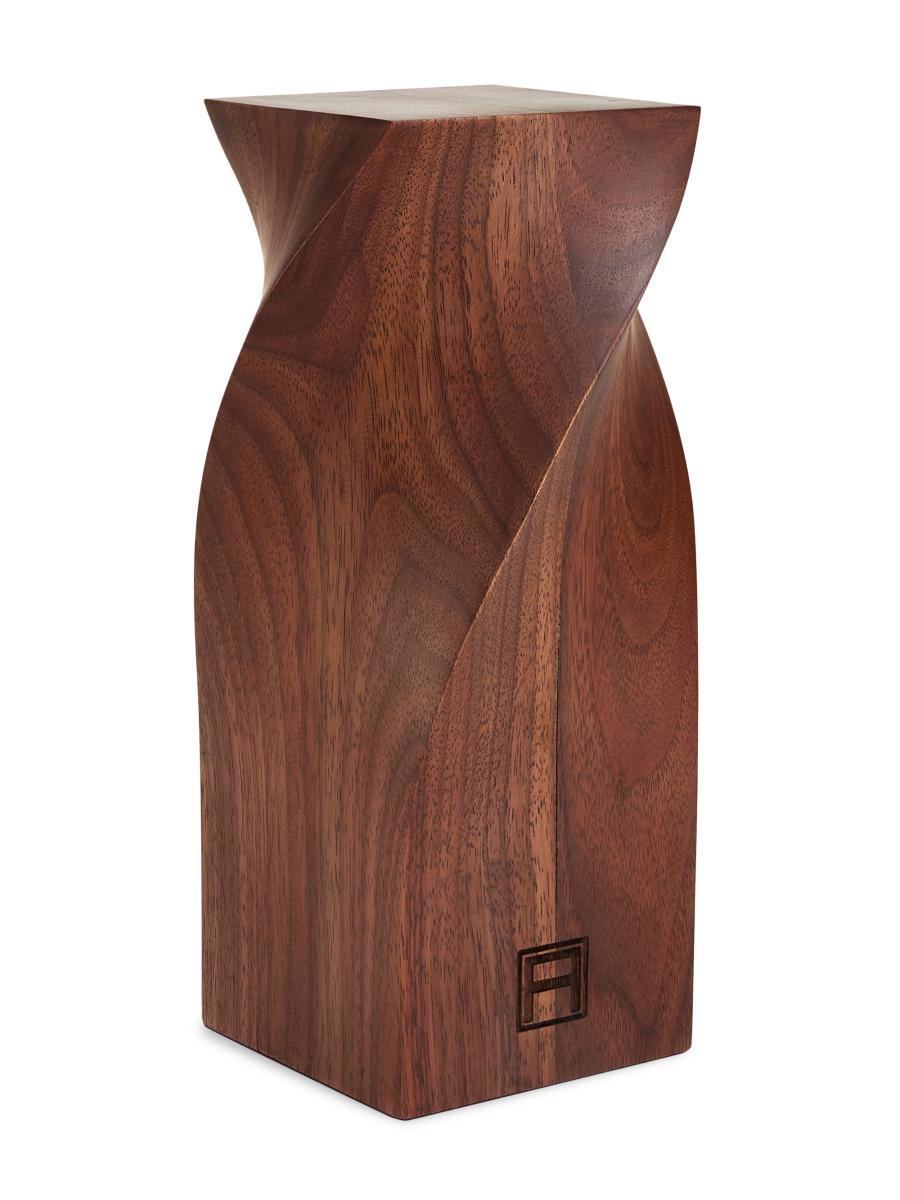 Assouline Walnut Twist Bookends In Brown