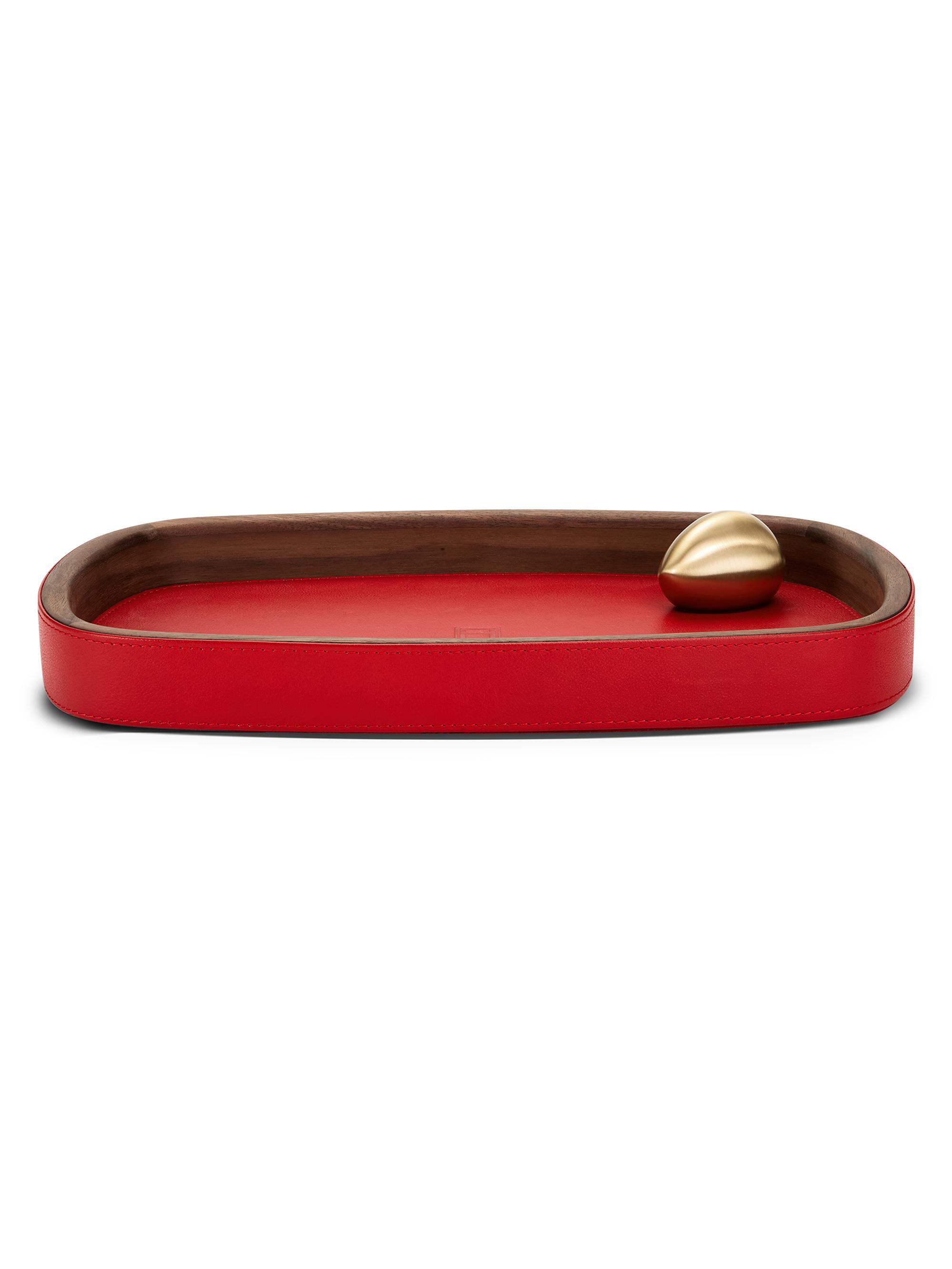 Assouline Library Pebble Accessory Tray - Red