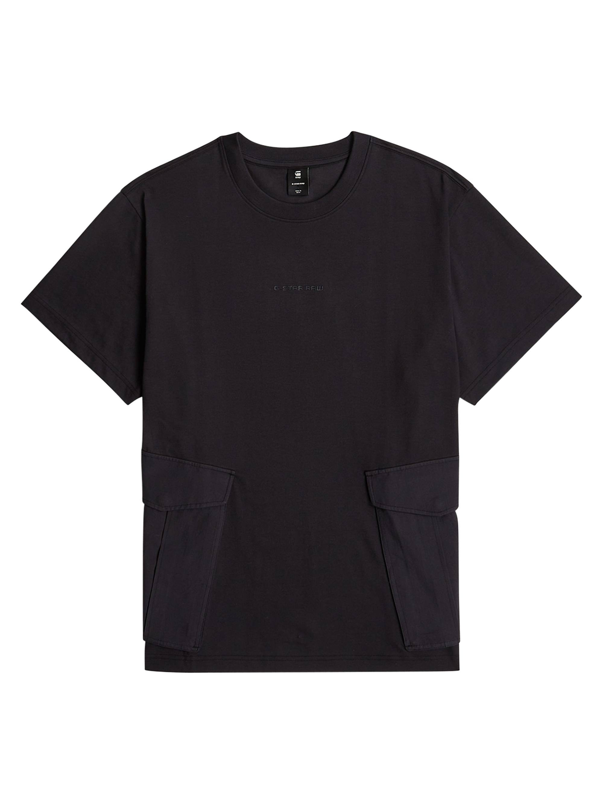 G-Star Men's Rovic Cargo-Pocket Cotton T-Shirt - Black