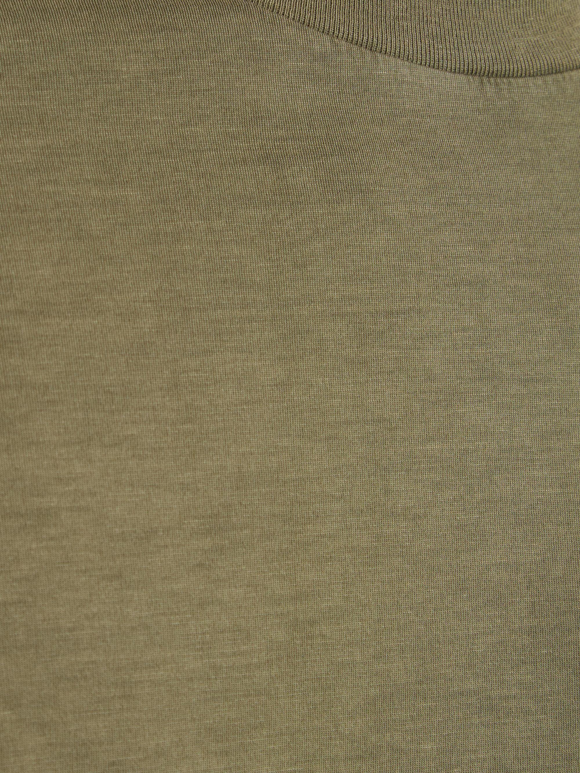 FRAME Men's Light Cotton T-Shirt - Antique Green | Thumbnail 7