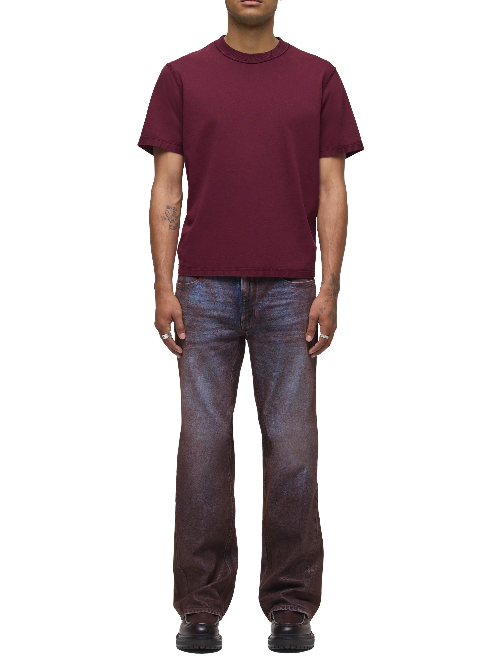 Hudson Jeans Men's Walker Coated Kick Flare Jeans - Coated Port