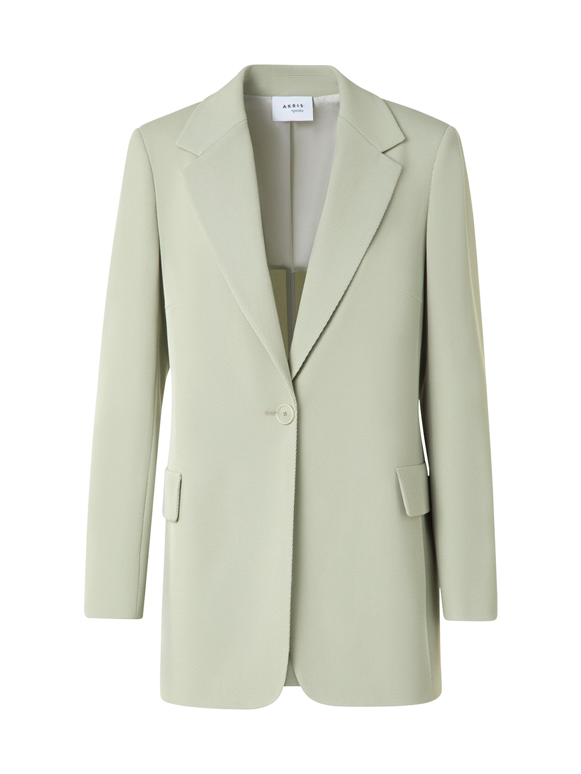 Akris punto Women's Single-Breasted Boyfriend Blazer - Green