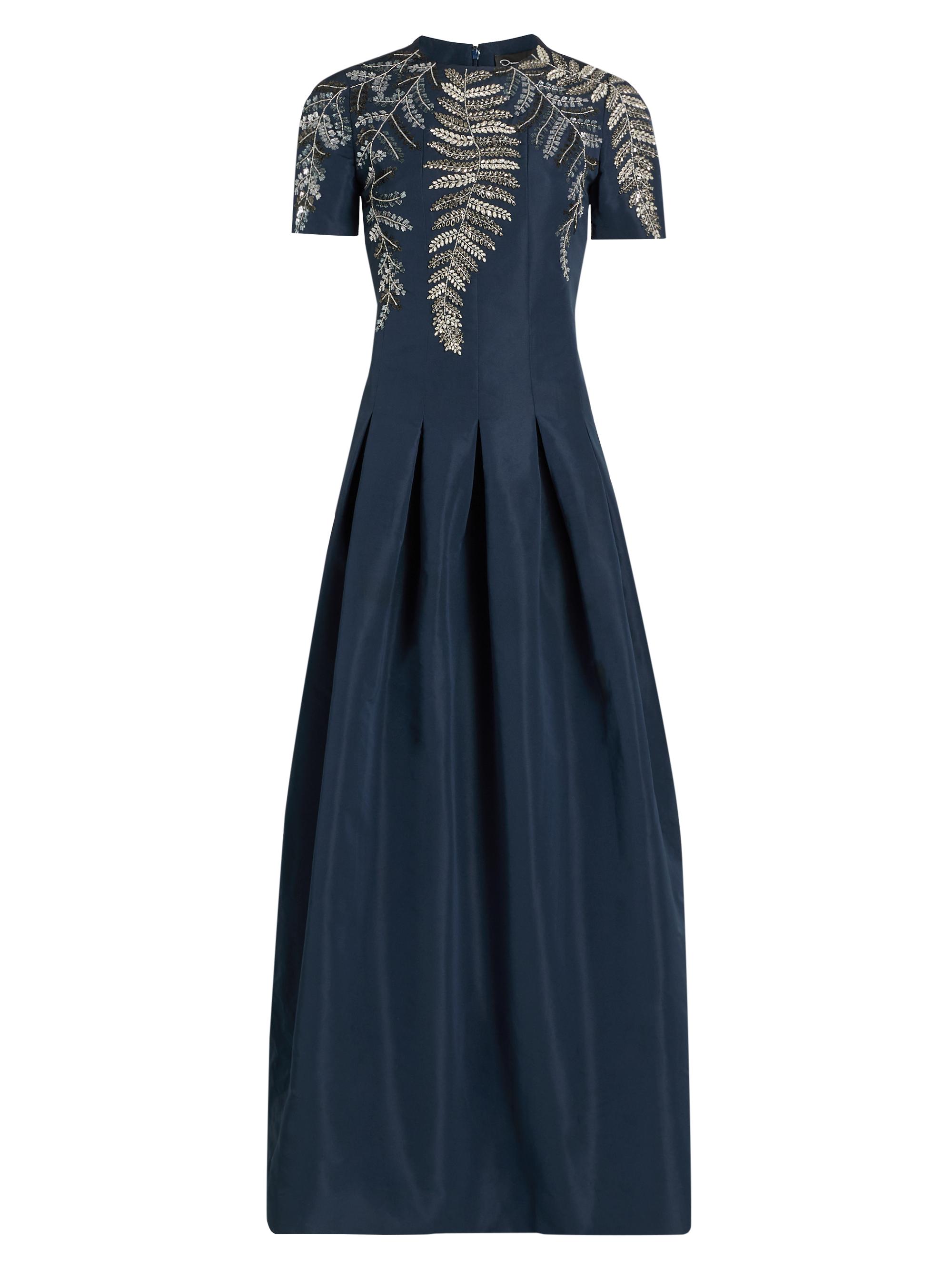 slim fit dress slacks Oscar de la Renta
