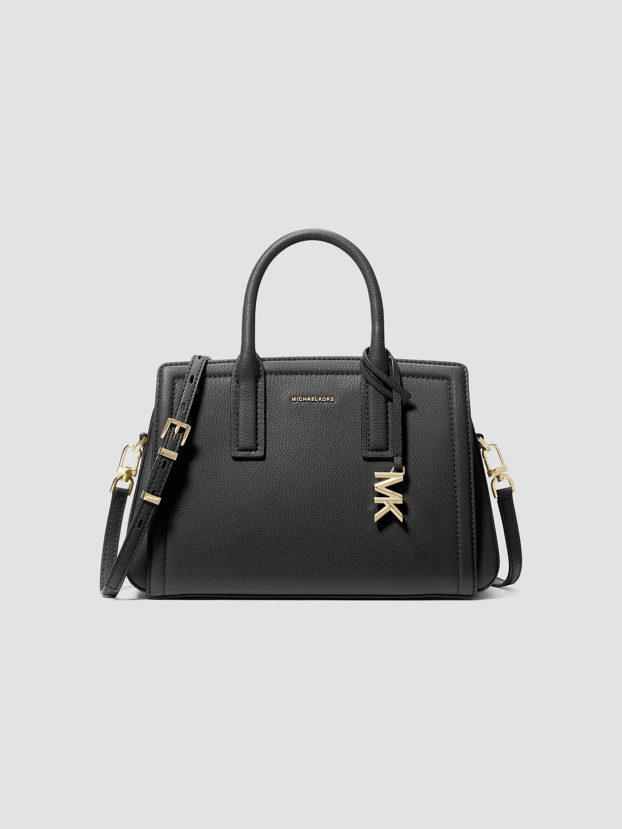 MICHAEL Michael Kors Jana Croc-Embossed Leather Top Handle Bag