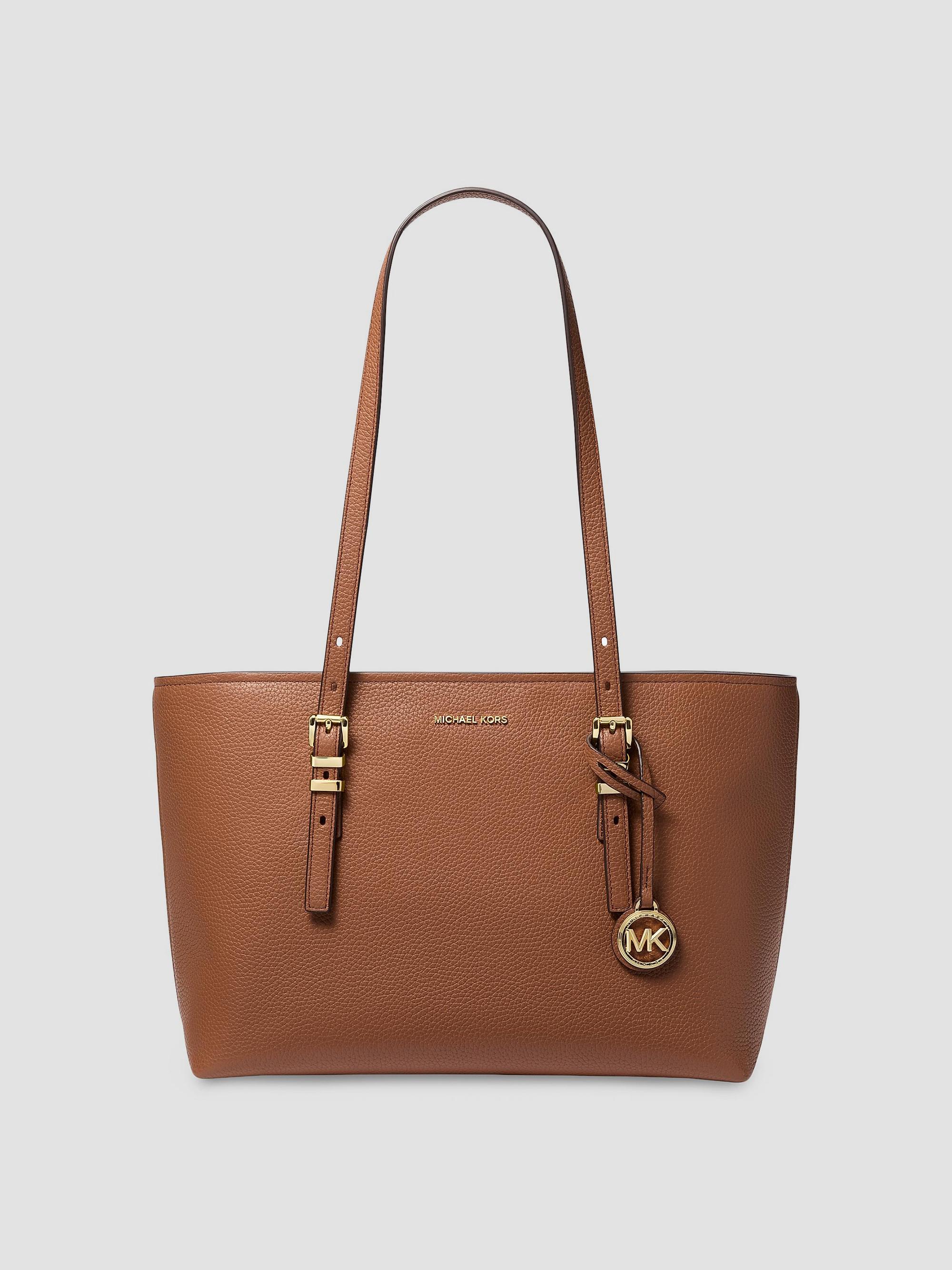 E1-1-01 MICHAEL KORS ロゴ入りバッグ MICHAEL Michael Kors Jana Croc-Embossed Leather Top Handle Bag