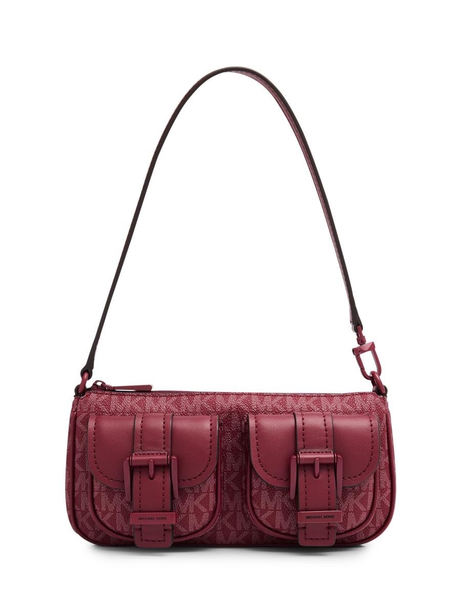 MICHAEL Michael Kors Small Zoe Monogram Shoulder Bag | Saks Fifth