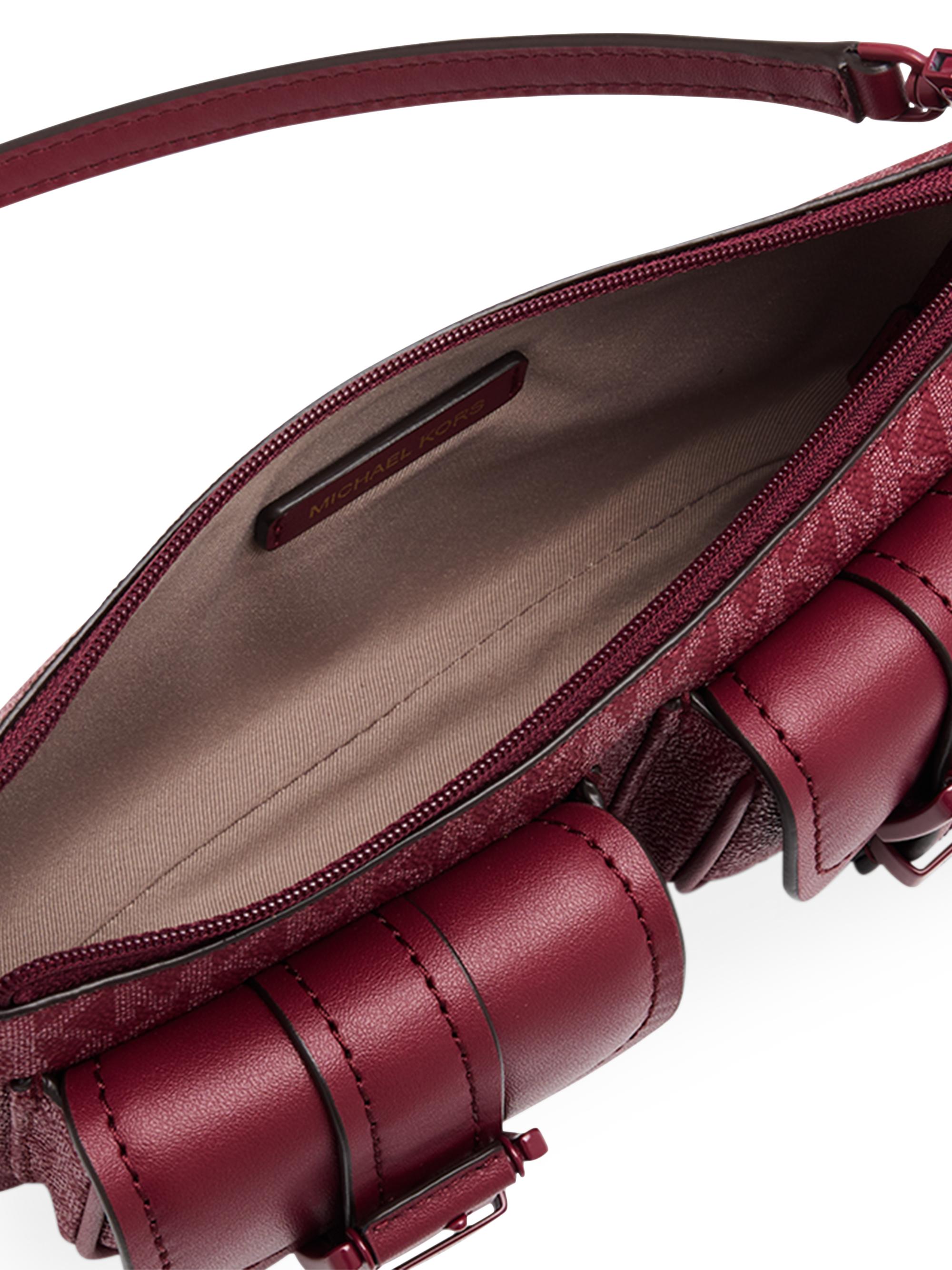 MICHAEL Michael Kors Small Zoe Monogram Shoulder Bag | Saks Fifth