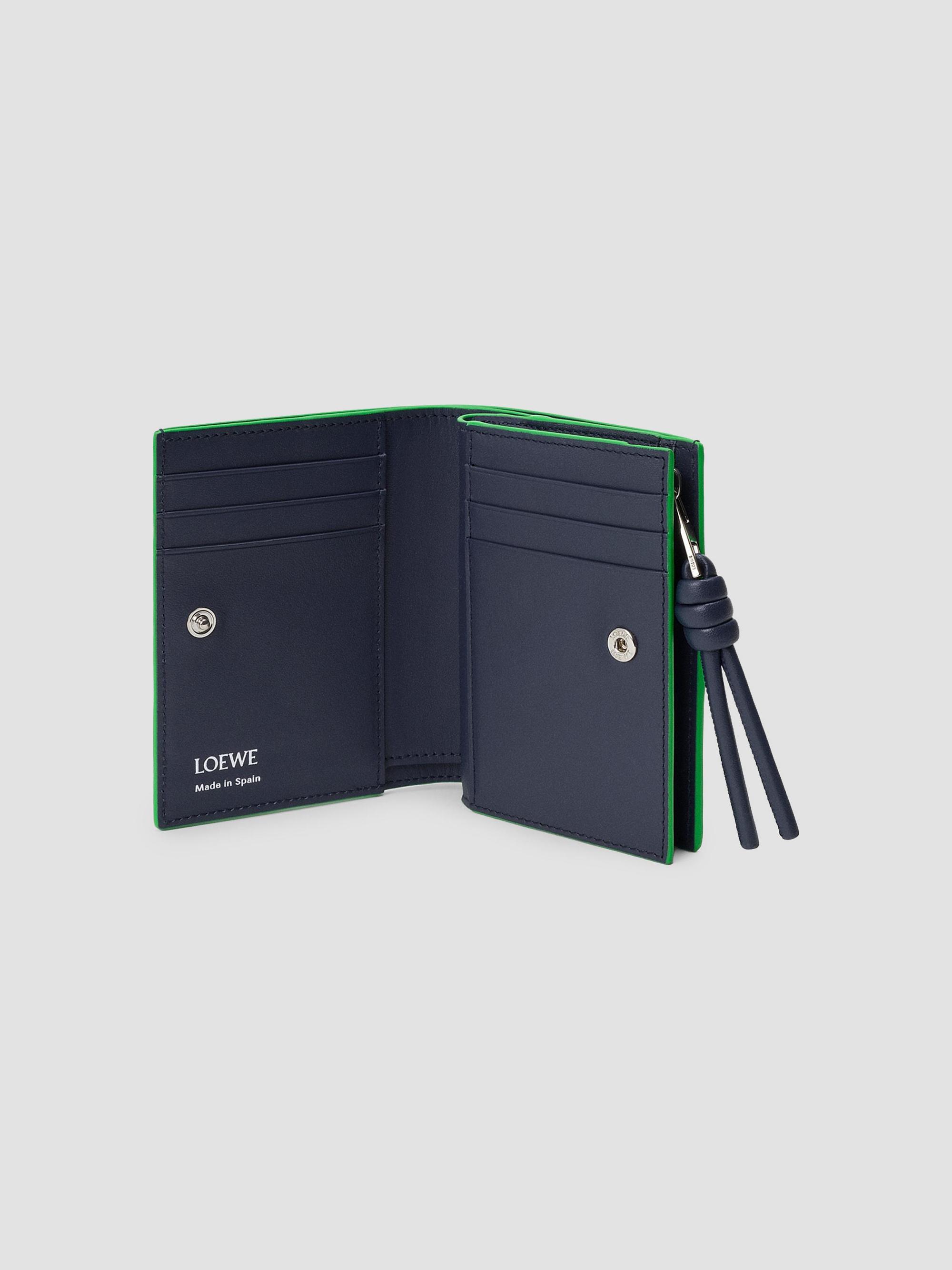 LOEWE Knot Leather Compact Bifold Wallet | Saks Fifth Avenue