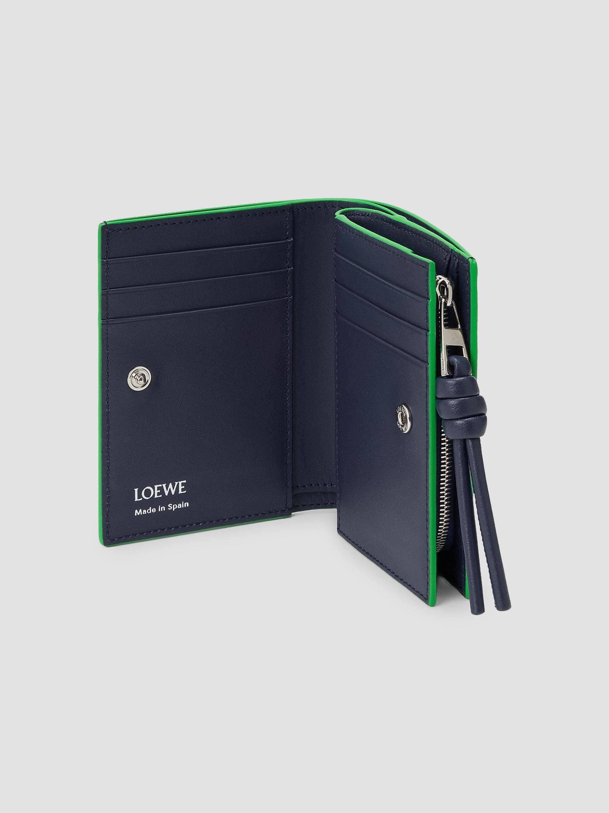 LOEWE Knot Leather Compact Bifold Wallet | Saks Fifth Avenue