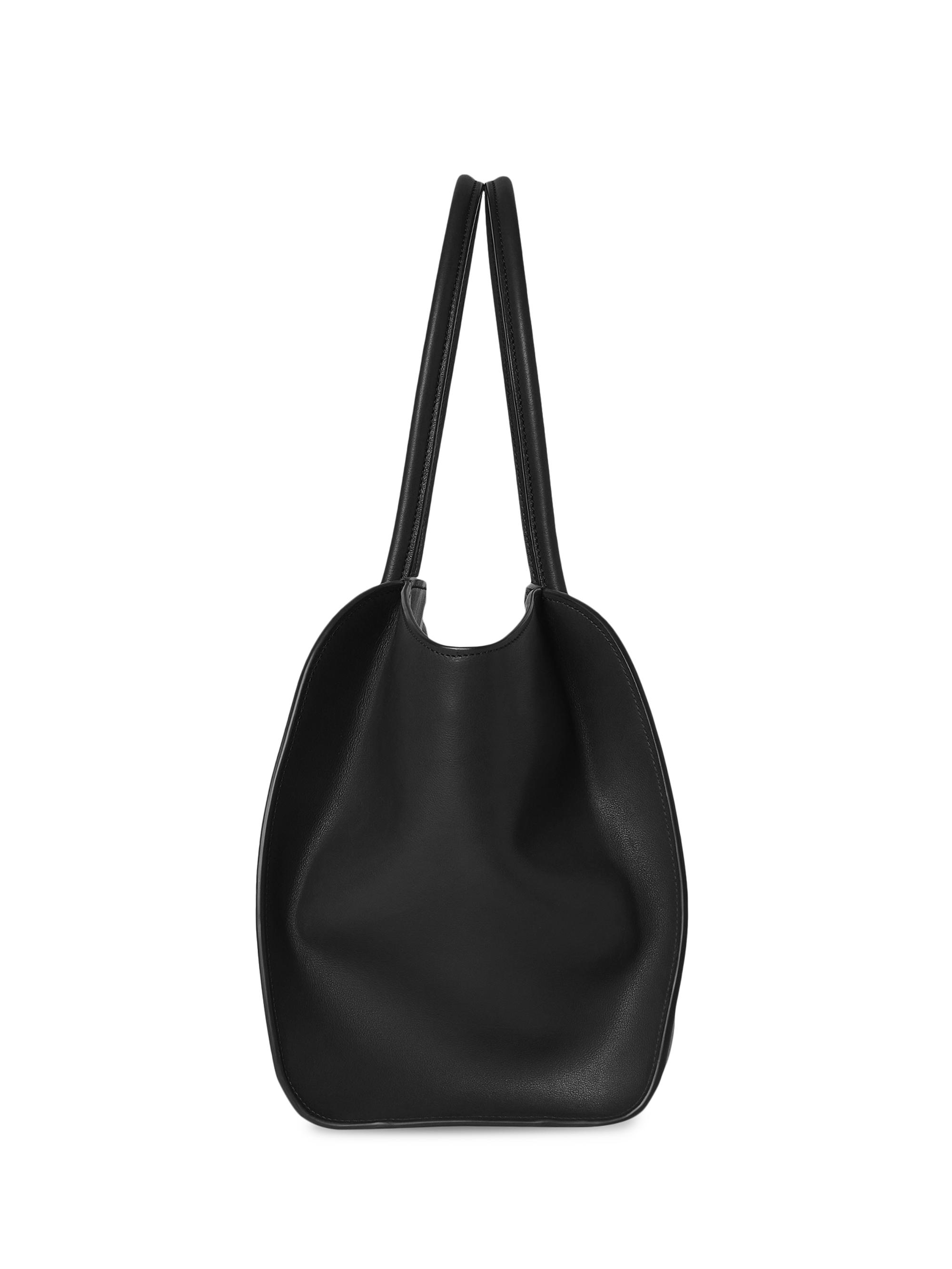 The Row Marlo Leather Tote Bag | Saks Fifth Avenue