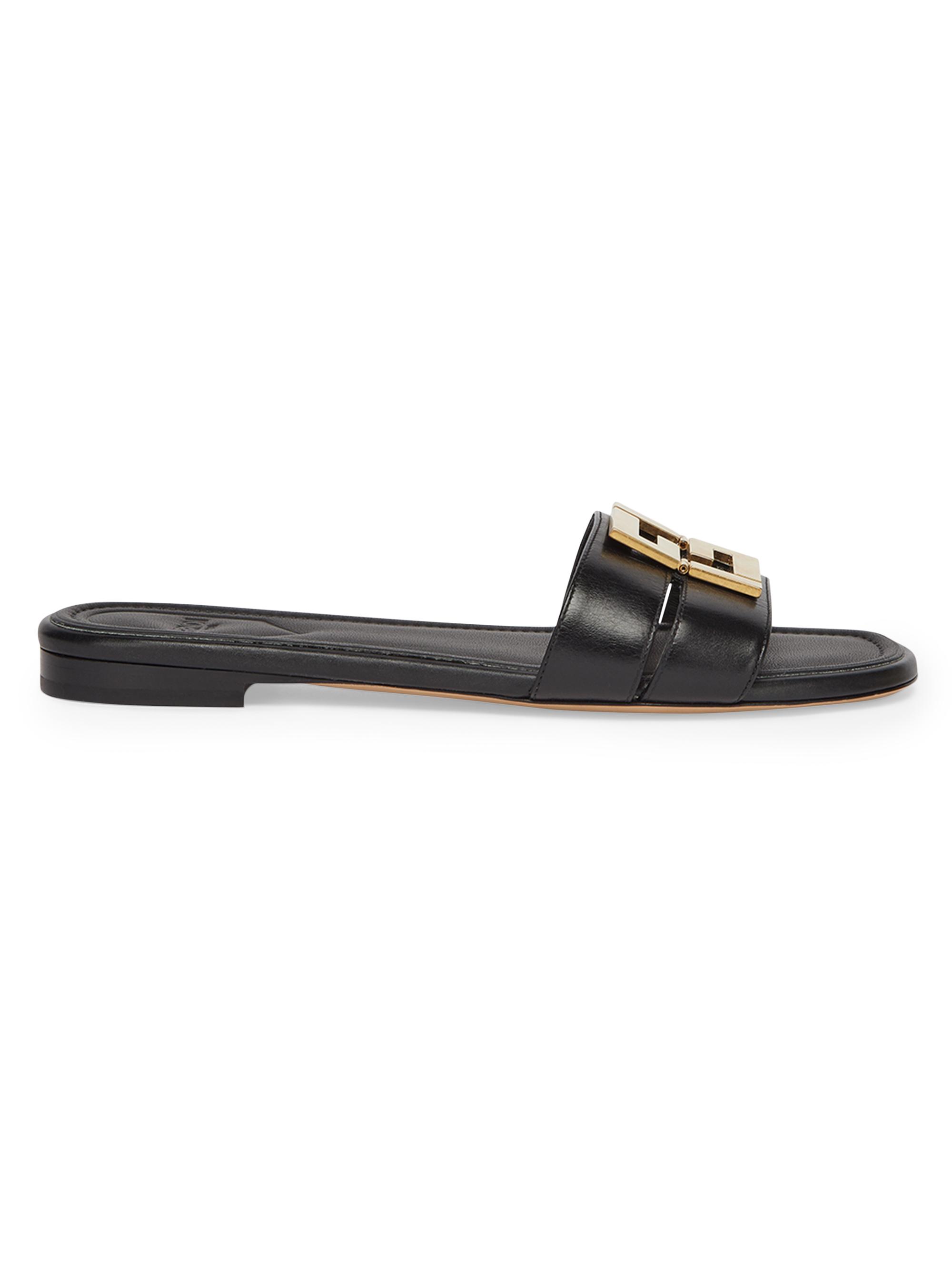 Fendi FF Monogram Slides | Saks Fifth Avenue